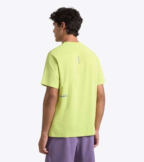 Short-Sleeve Technical T-shirt with FIBRAZERO Technology - Racing - Men&rsquo;s SS T-SHIRT FIBRAZERO WILD LIME GREEN - Diadora