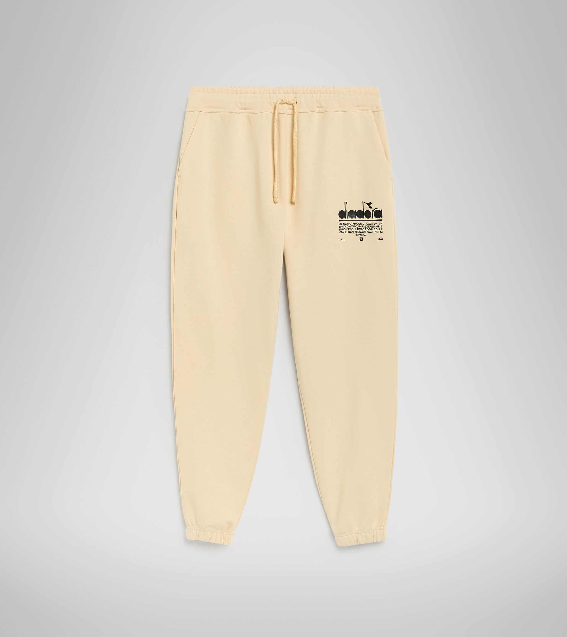 Cotton sports trousers - Unisex PANT MANIFESTO NAVAJO BEIGE - Diadora