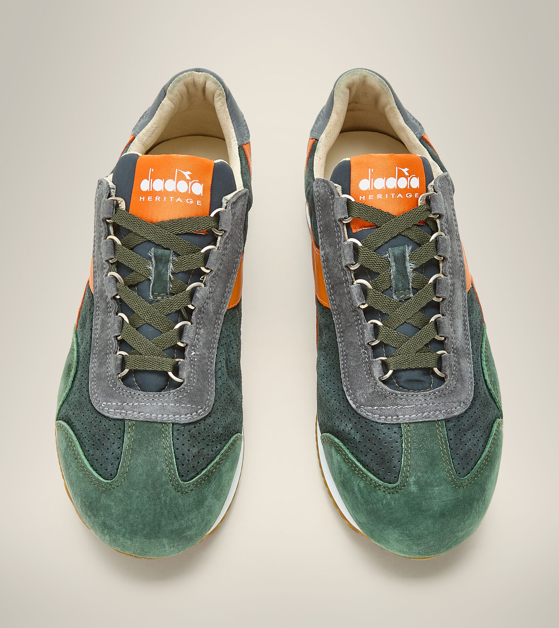 Heritage shoe - Unisex EQUIPE SUEDE SW GREEN NIGHT - Diadora