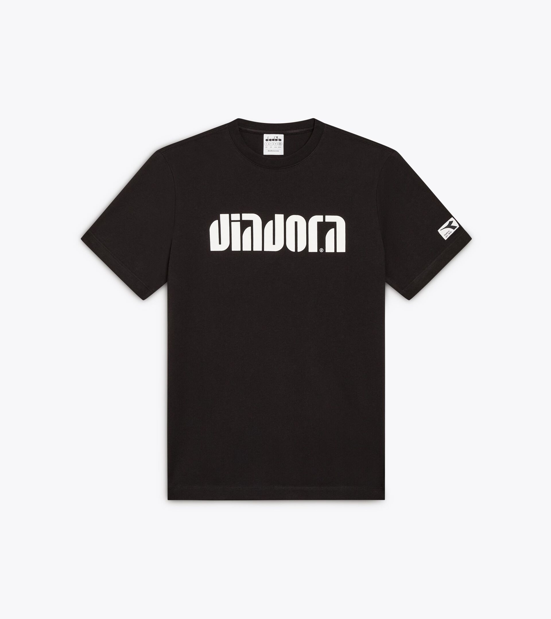 T-shirt - All-gender T-SHIRT SS ATHL. LOGO BLACK - Diadora