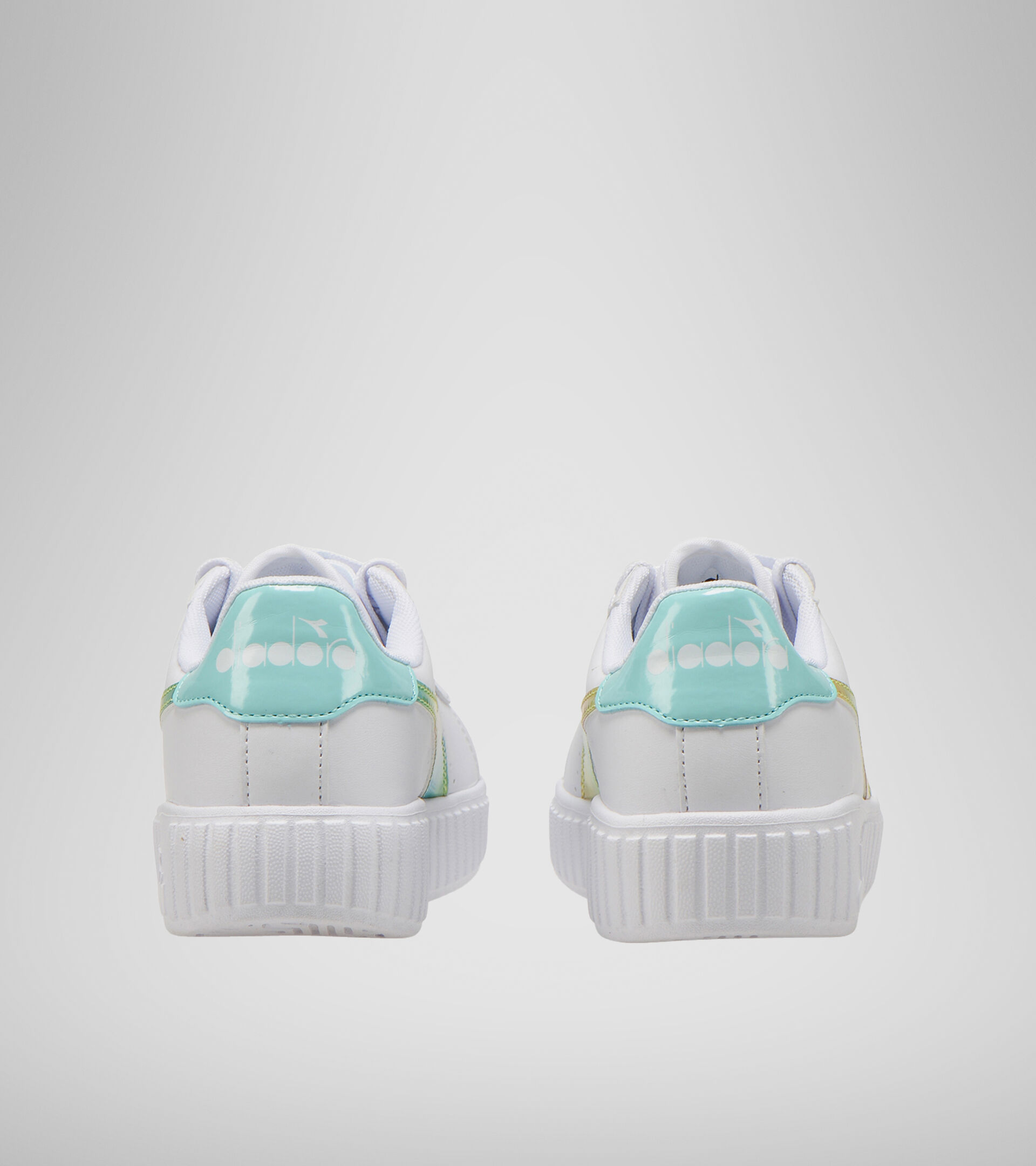Chaussures de sport - Jeunes 8-16 ans GAME STEP RAINBOW GS BLANC/BLEU TEINTE - Diadora