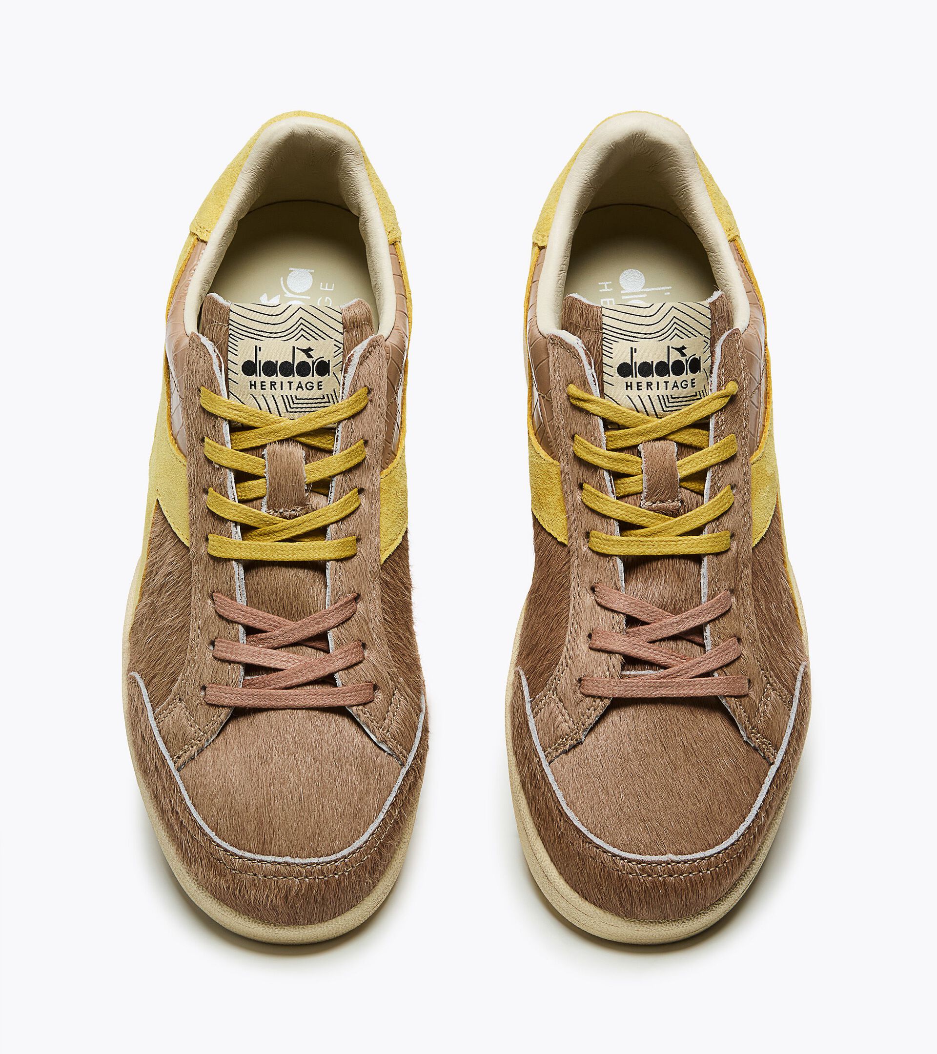 Heritage Sneaker - Women&rsquo;s PRESTIGE HORSY CROCO WN BROWN AFFOGAT - Diadora