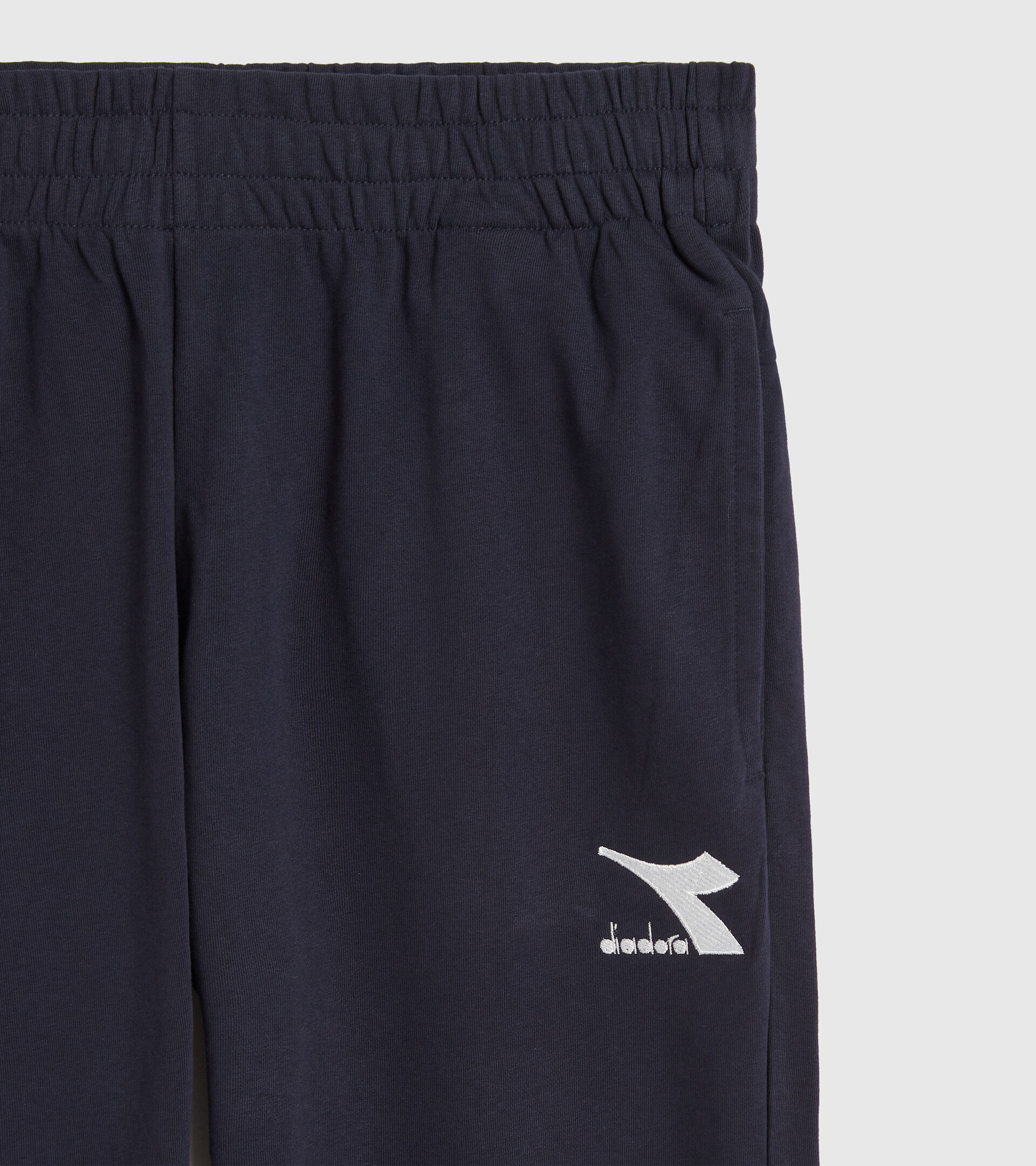 Cotton terrycloth sports trousers - Men PANT CUFF CORE CLASSIC NAVY - Diadora