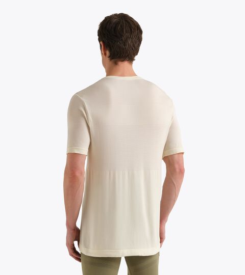 Technical t-shirt  for temperature control -  Running - Men&rsquo;s SS T-SHIRT STRATOUNO WINTER WHITE - Diadora