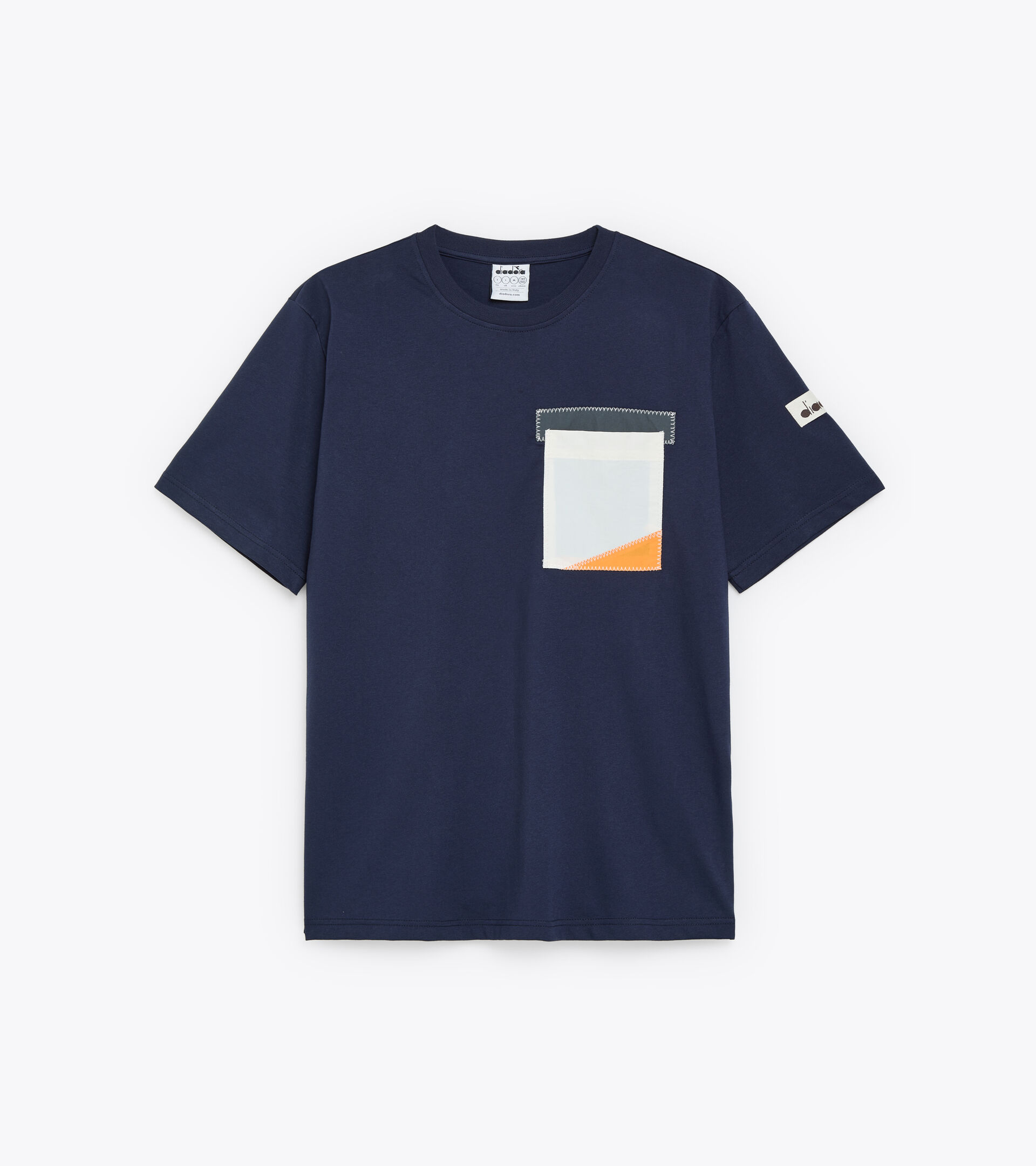 T-shirt- Made in Italy - Homme T-SHIRT SS 2030 BLEU CORSAIRE - Diadora