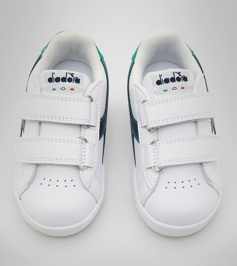 GAME P TD, WHITE/GREENLAKE Sports shoes - Toddlers 1-4 years GAME P TD WHITE/GREENLAKE - Diadora