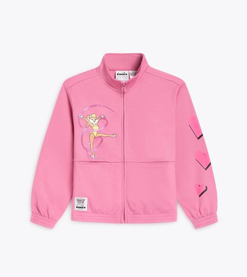 Track Jacket Looney Tunes - Genderneutral - Mädchen und Jungen JU.TRACK JACKET TEAM LT SCHLOSS ROSE - Diadora