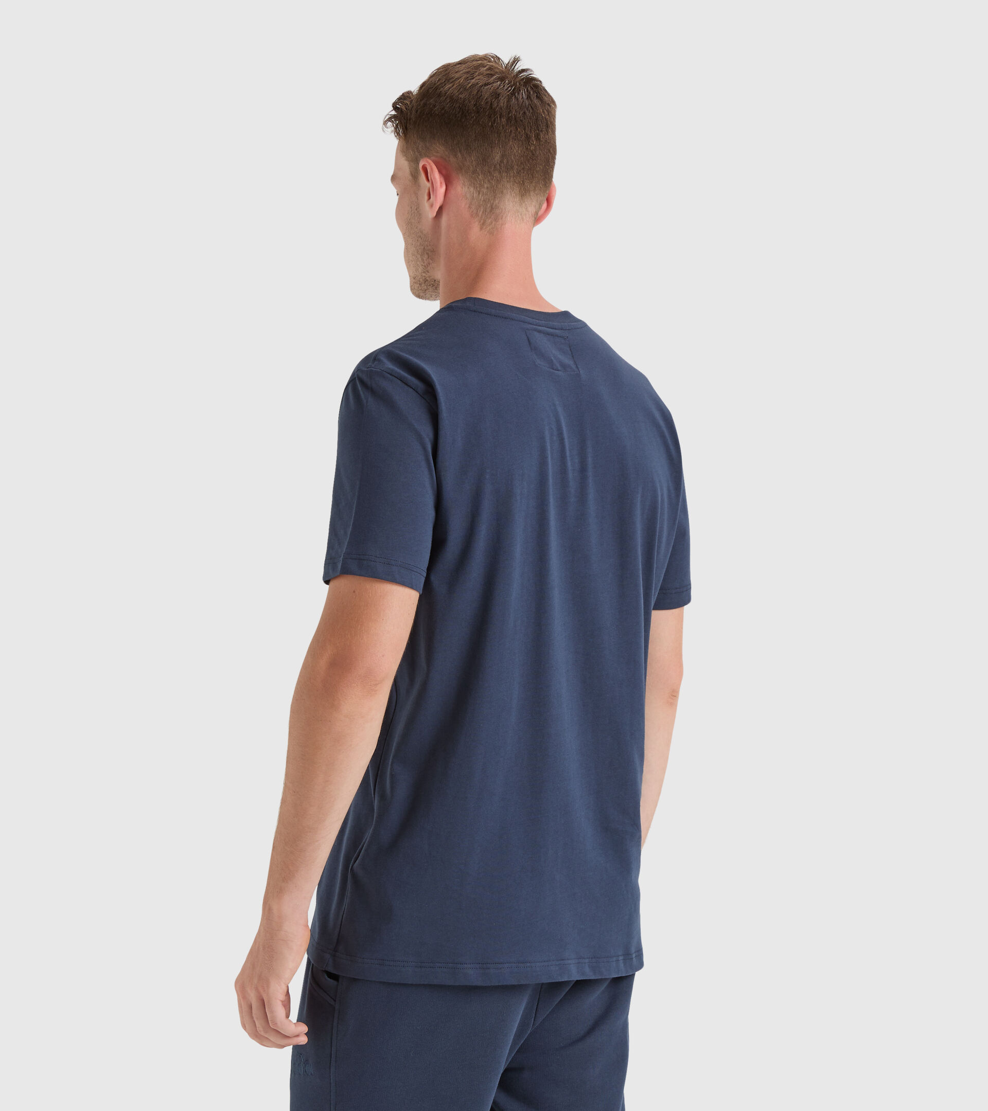 Cotton T-shirt - Made in Italy - Men T-SHIRT SS MII BLUE CORSAIR - Diadora
