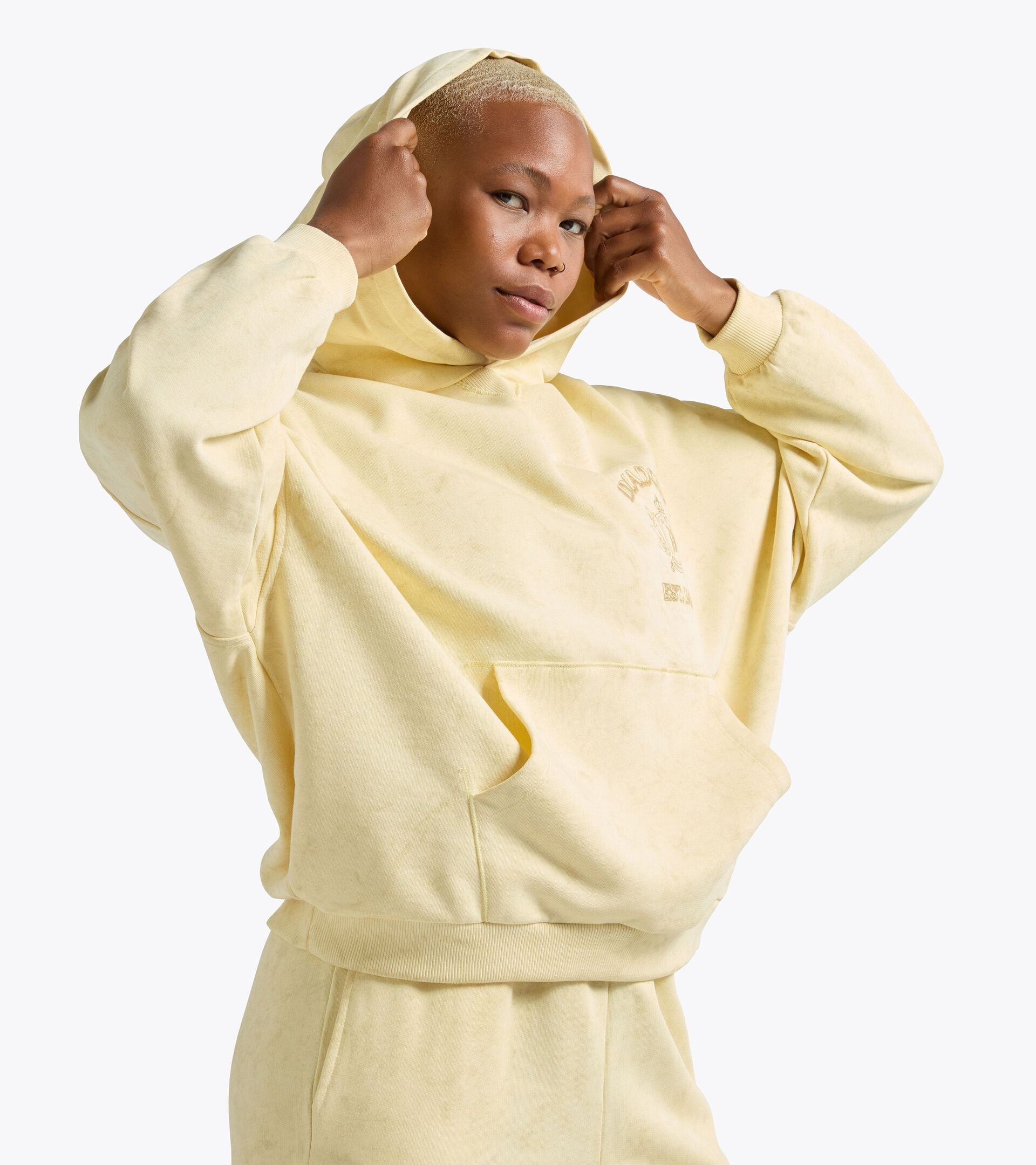Hoodie - Comfort - Women's L. HOODIE AVENUE LAB BEIGE SHIFTY - Diadora