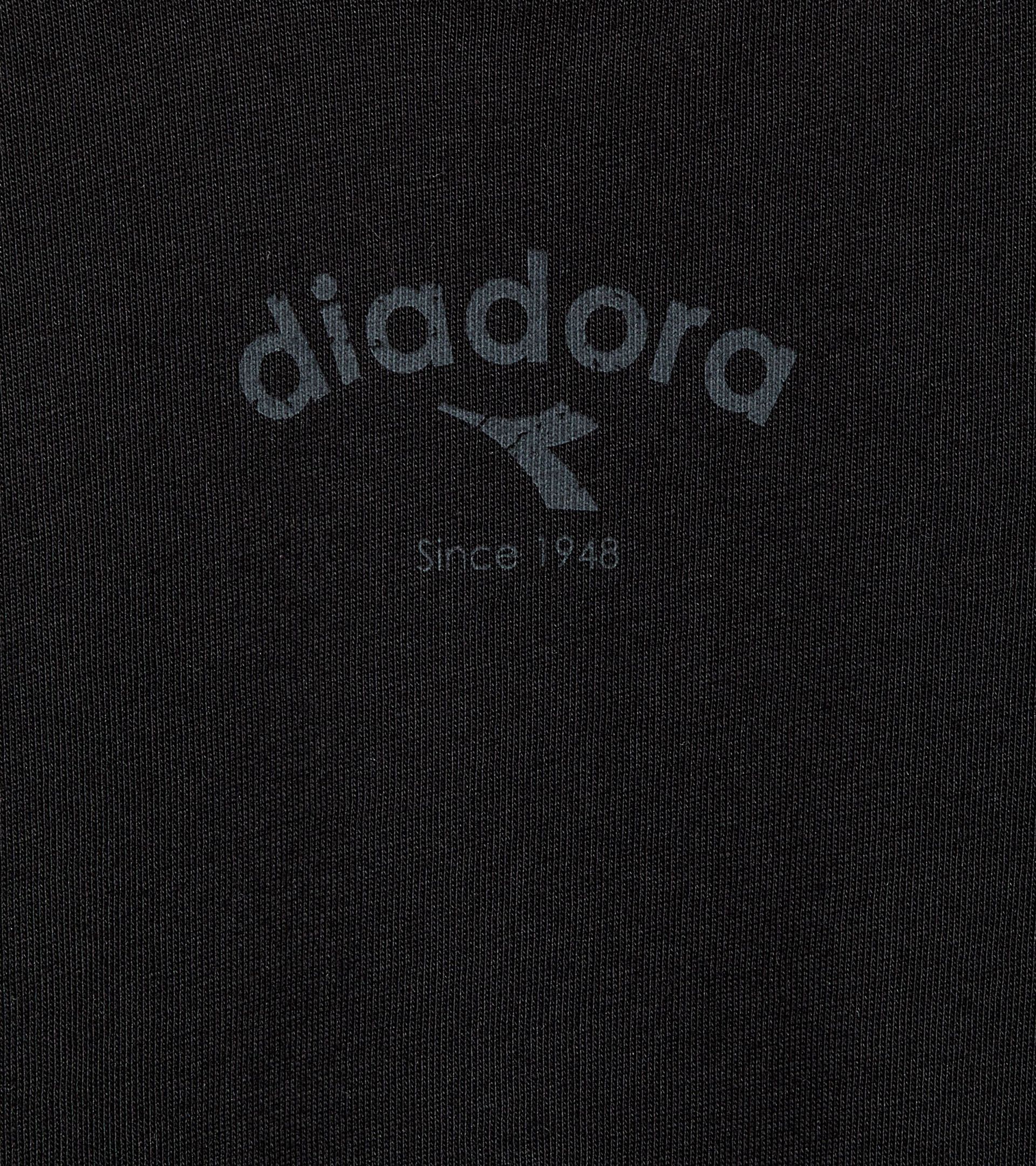 T-shirt - Boxy fit - Donna L. T-SHIRT SS ATHL. LOGO NERO - Diadora