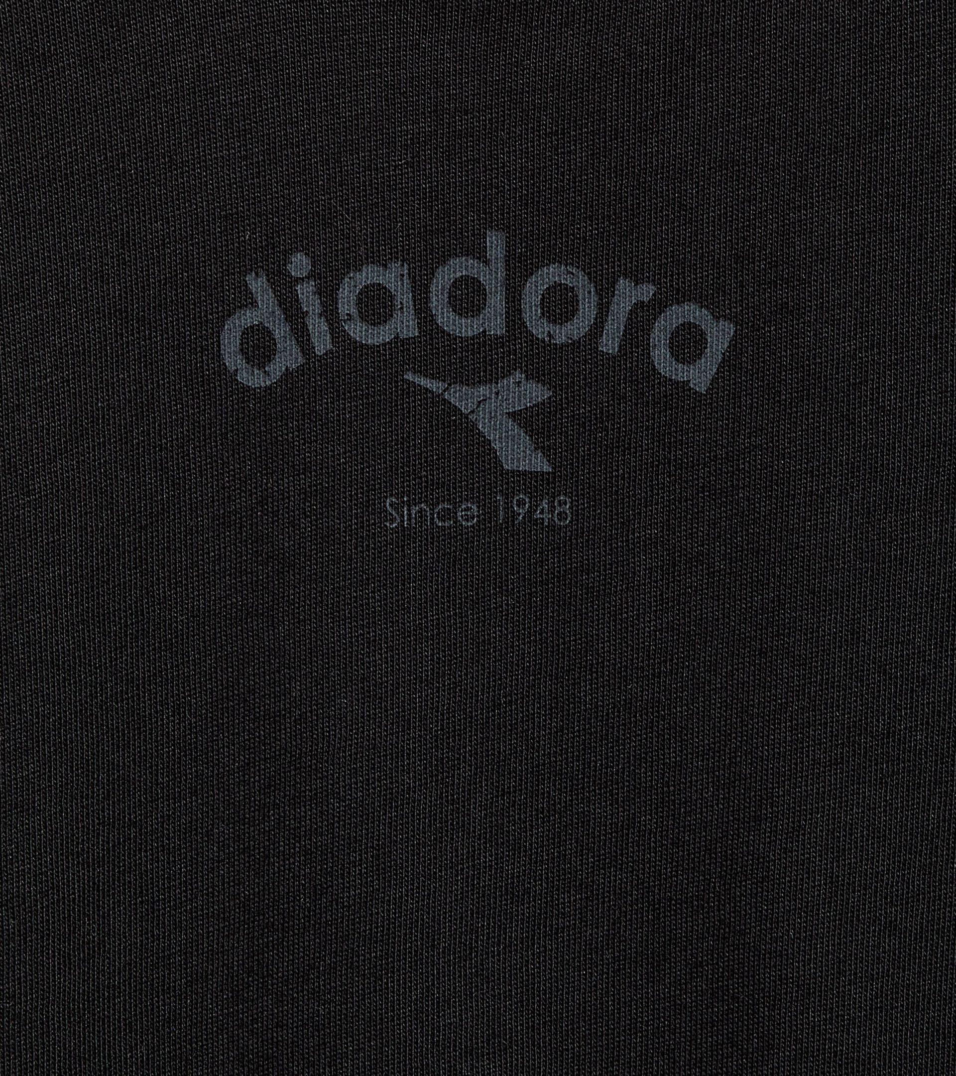 T-shirt with a boxy fit - Women’s L. T-SHIRT SS ATHL. LOGO BLACK - Diadora