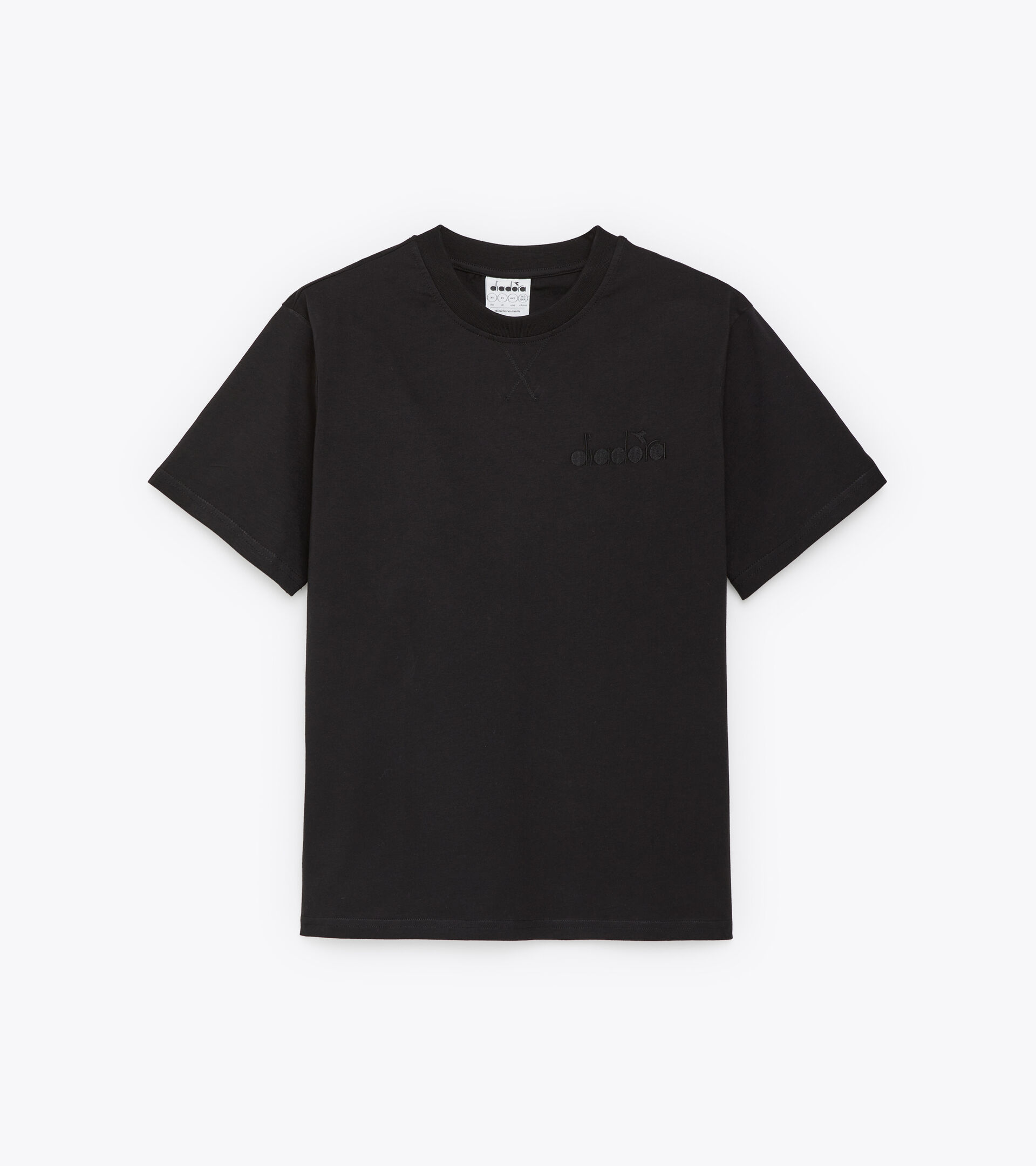 T-shirt en coton - Unisexe T-SHIRT SS SPW LOGO NOIR - Diadora