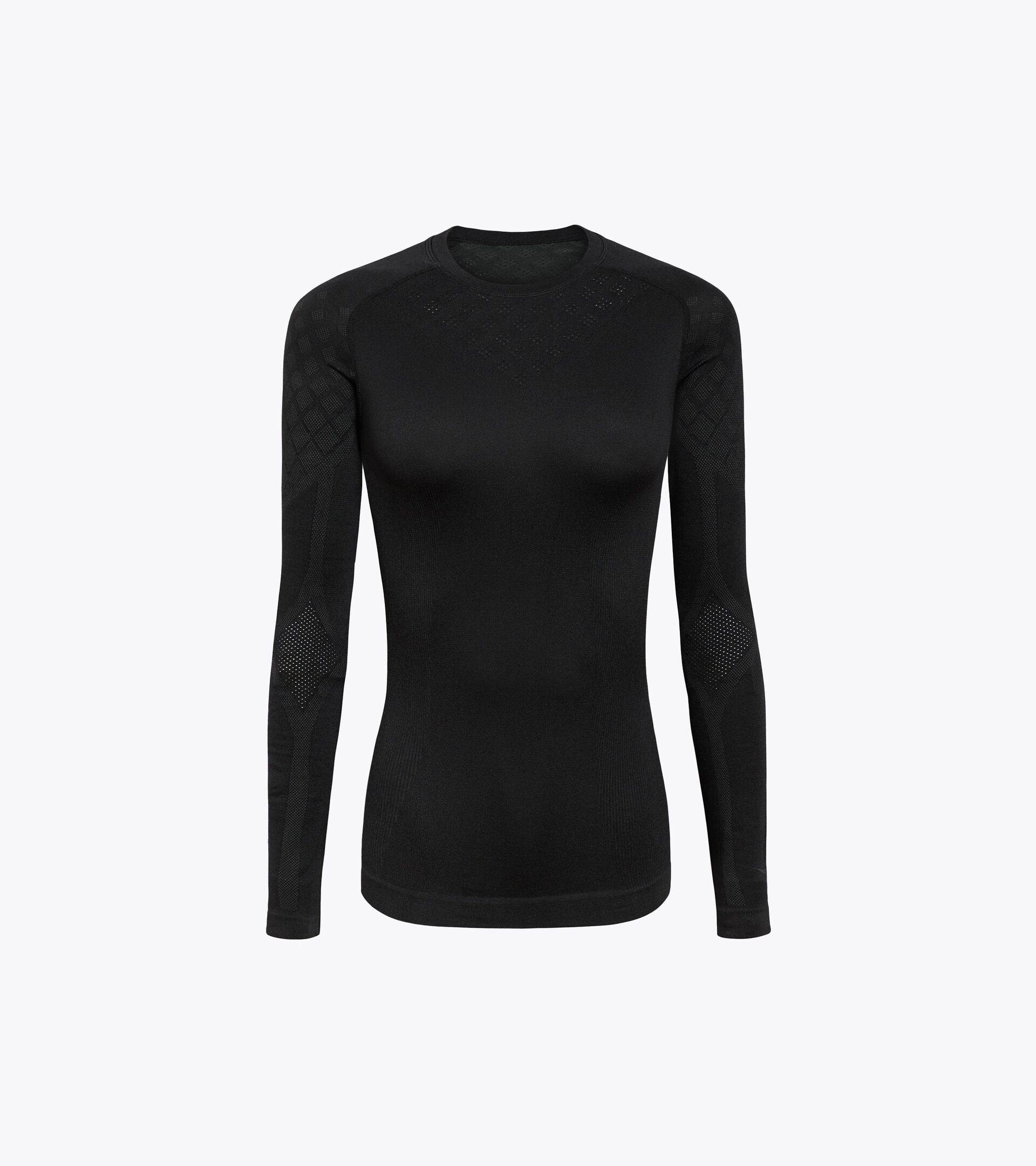 Camiseta de entrenamiento de manga larga - Mujer L. LS T-SHIRT ACT NEGRO - Diadora