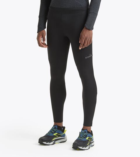 Running leggings - Men TIGHTS RUN CREW BLACK - Diadora