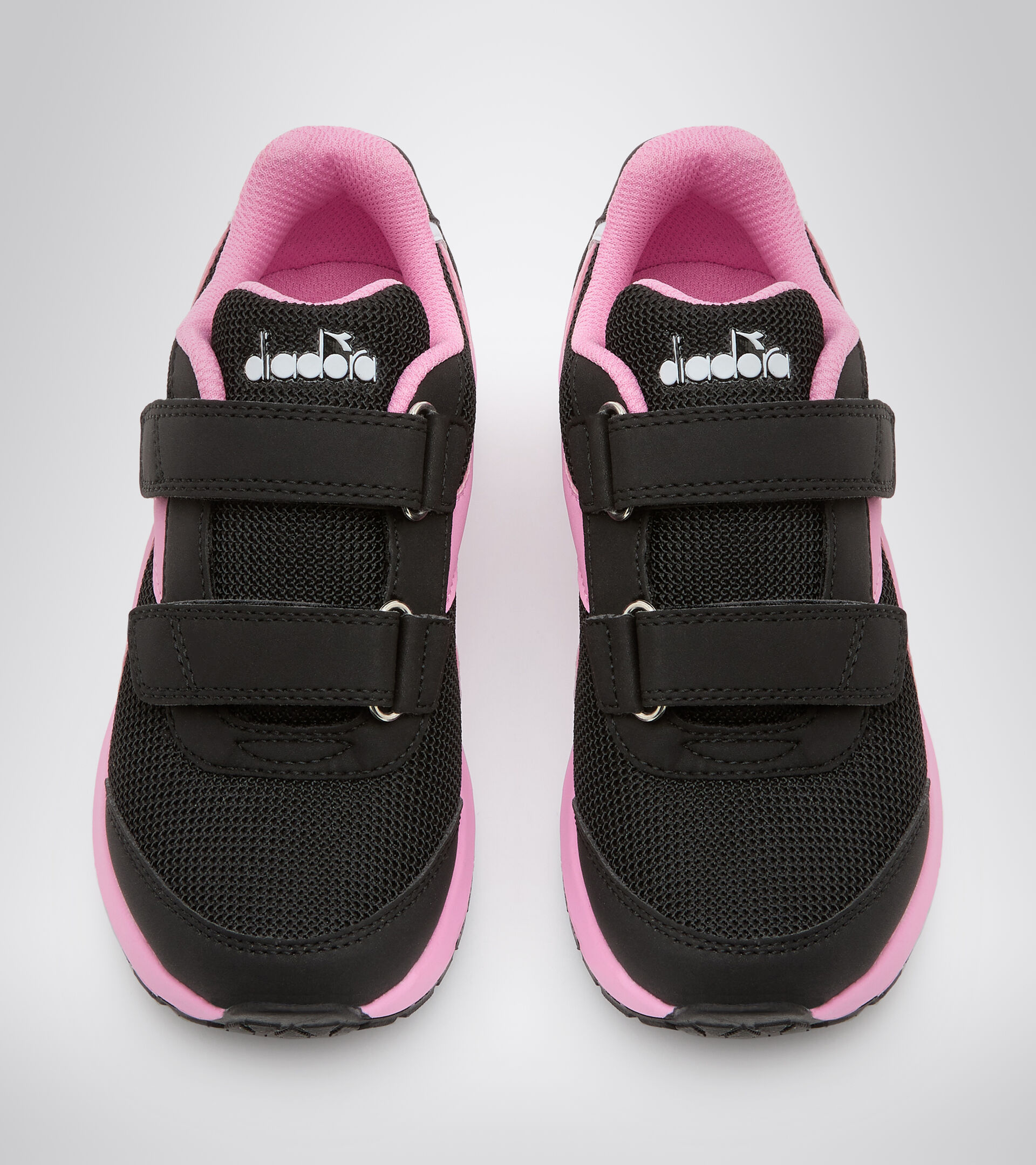 Running shoe - Kids FALCON JR V BLACK/BEGONIA PINK - Diadora