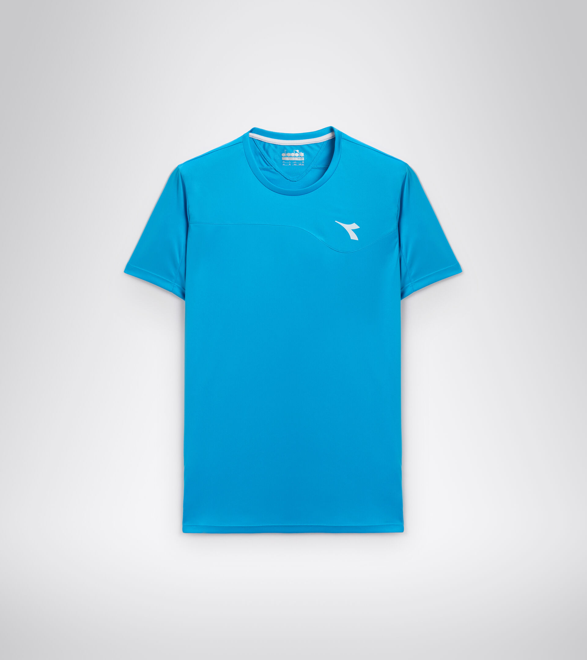 T-shirt da tennis - Uomo T-SHIRT TEAM AZZURRO FLUO - Diadora