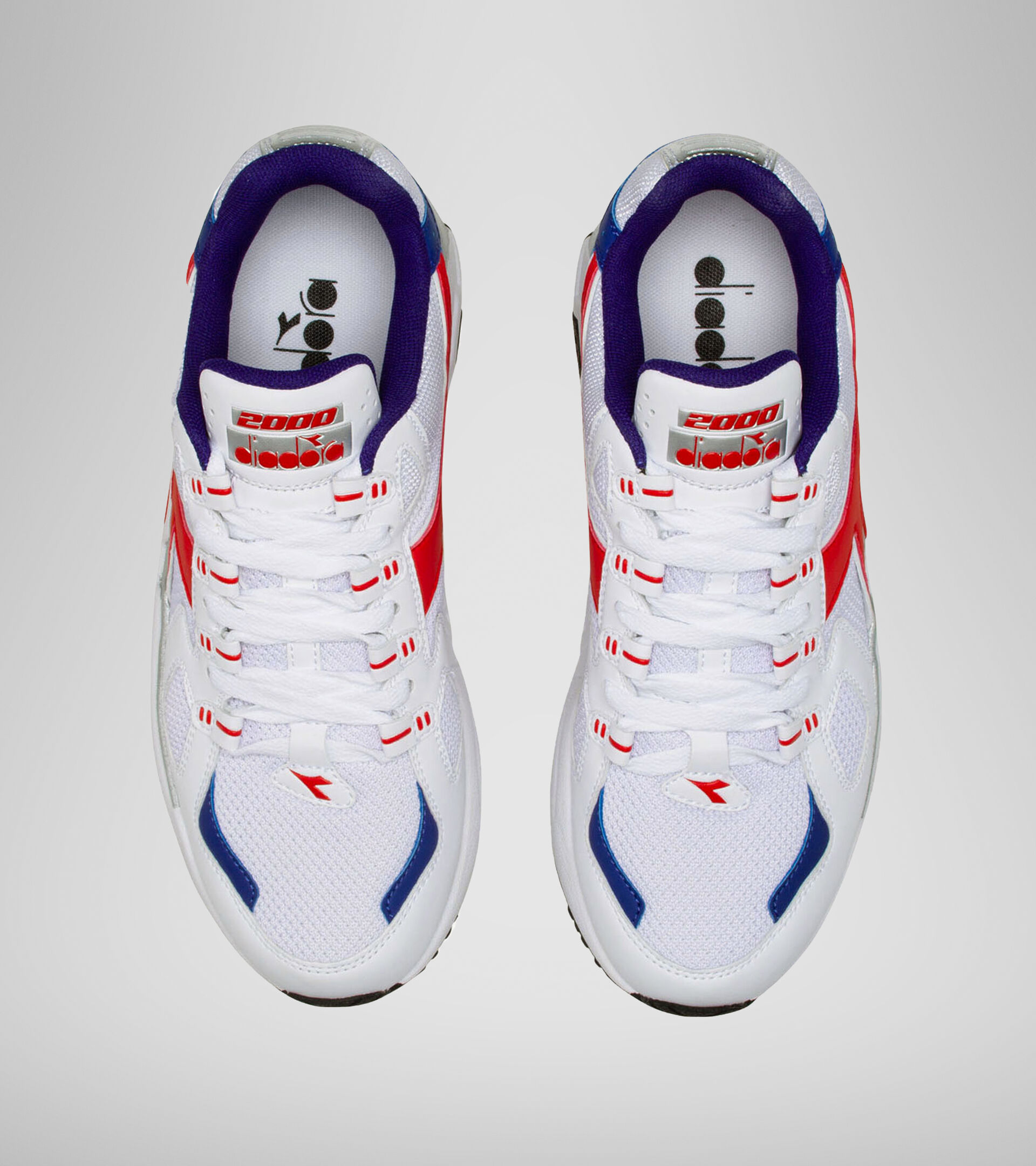 Sports shoe - Men MYTHOS WHITE/FIERY RED/SPECTRUM BLUE - Diadora