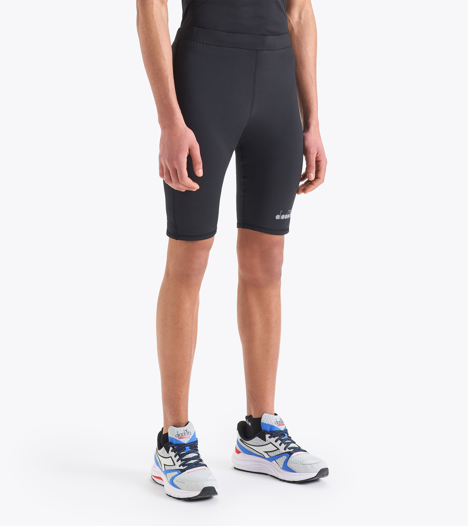 Running shorts - Men SHORT TIGHTS BLACK - Diadora