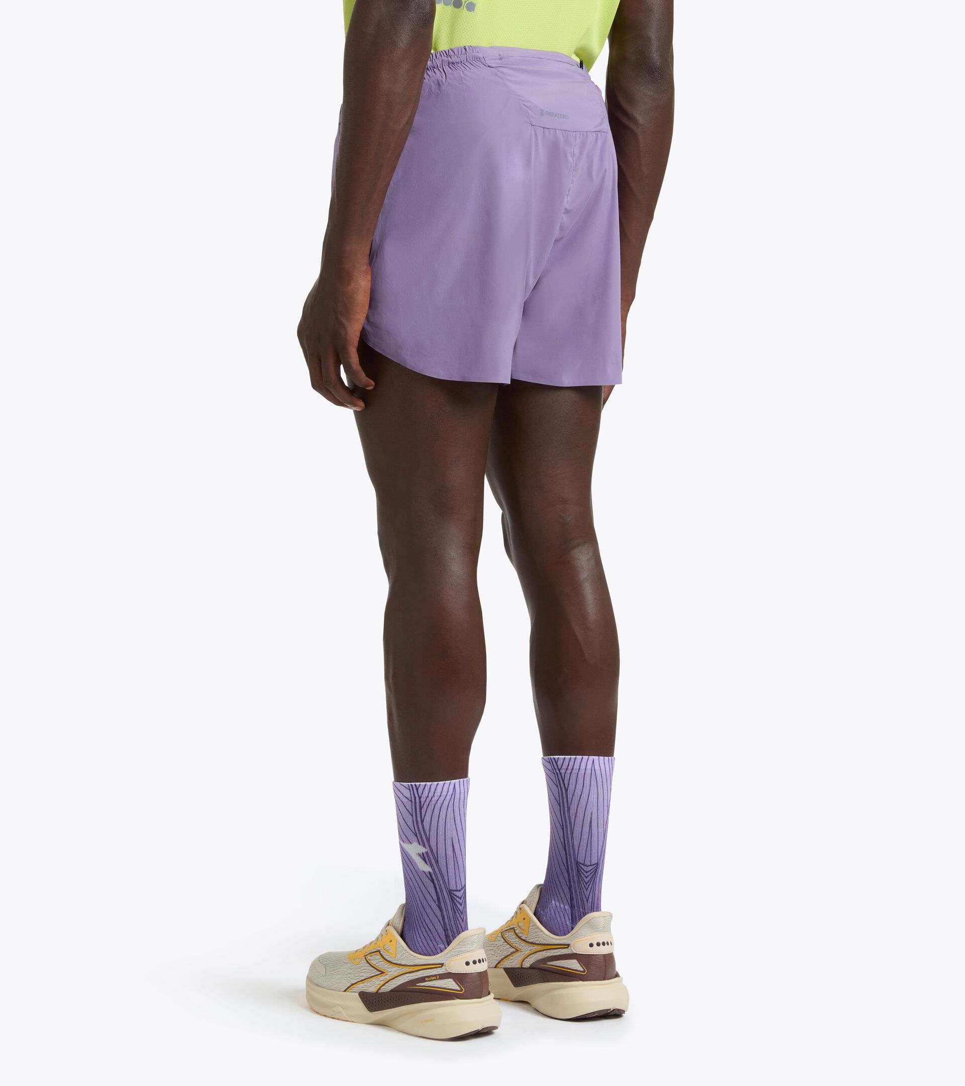 FIBRAZERO 5&rsquo;&rsquo; Shorts  - Running - Men&rsquo;s SHORTS 5 SUPER LIGHT FIBRAZERO VIOLET GRAPE COMPOTE - Diadora