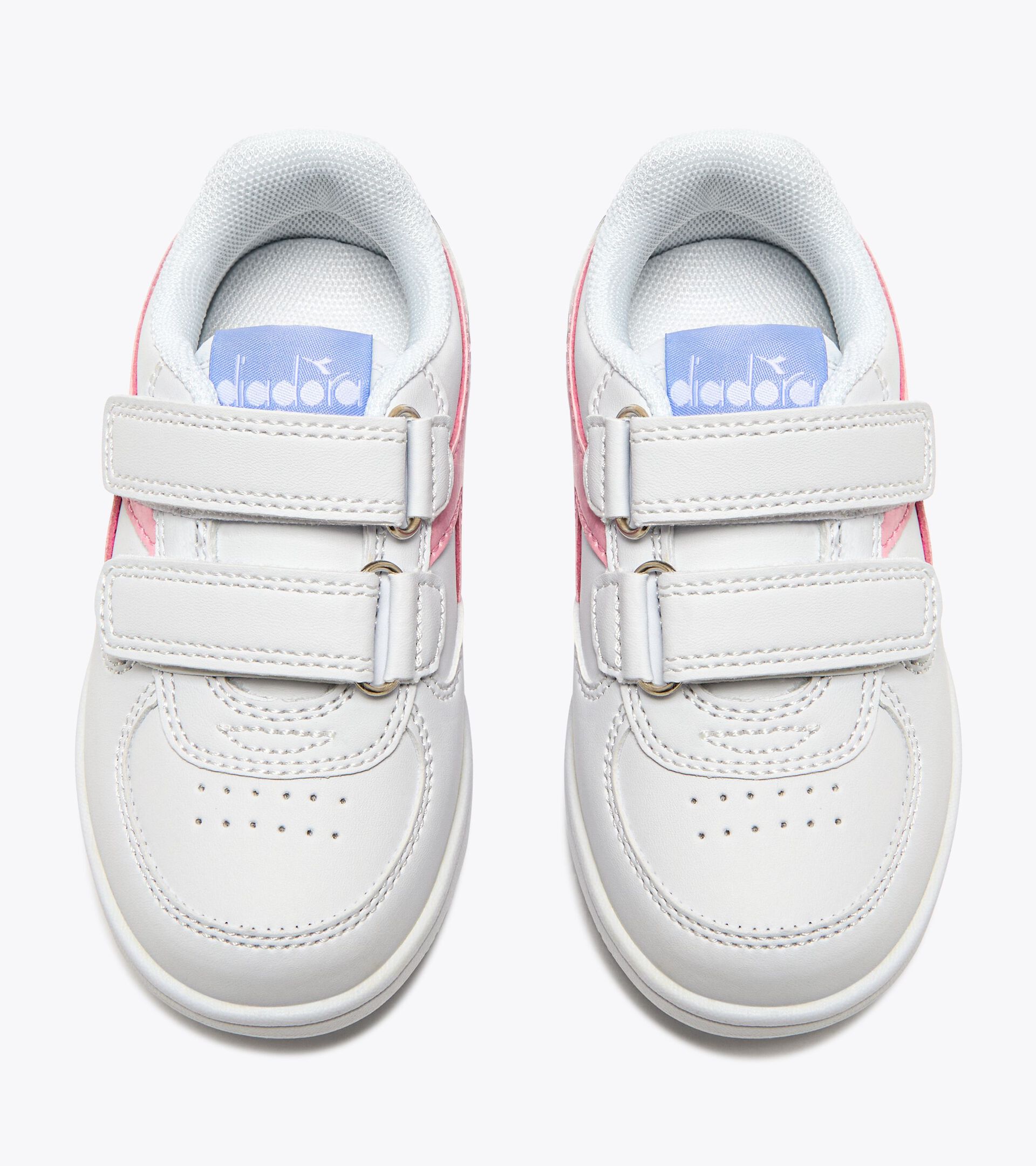 Sports shoes - Toddlers 1-4 years RAPTOR LOW TD WHT/ALMOND BLOSSOM/HYDRANGEA - Diadora