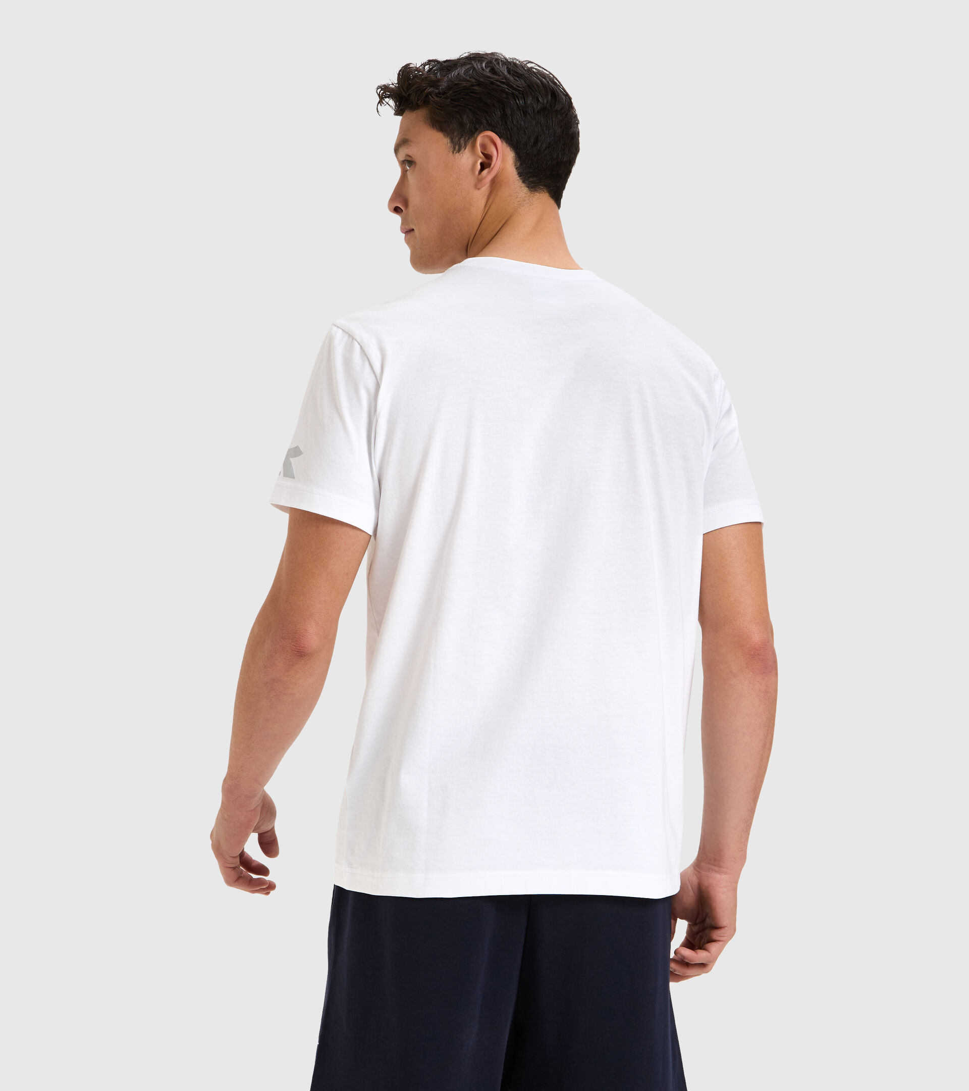Cotton T-shirt - Men T-SHIRT SS TWIST OPTICAL WHITE - Diadora