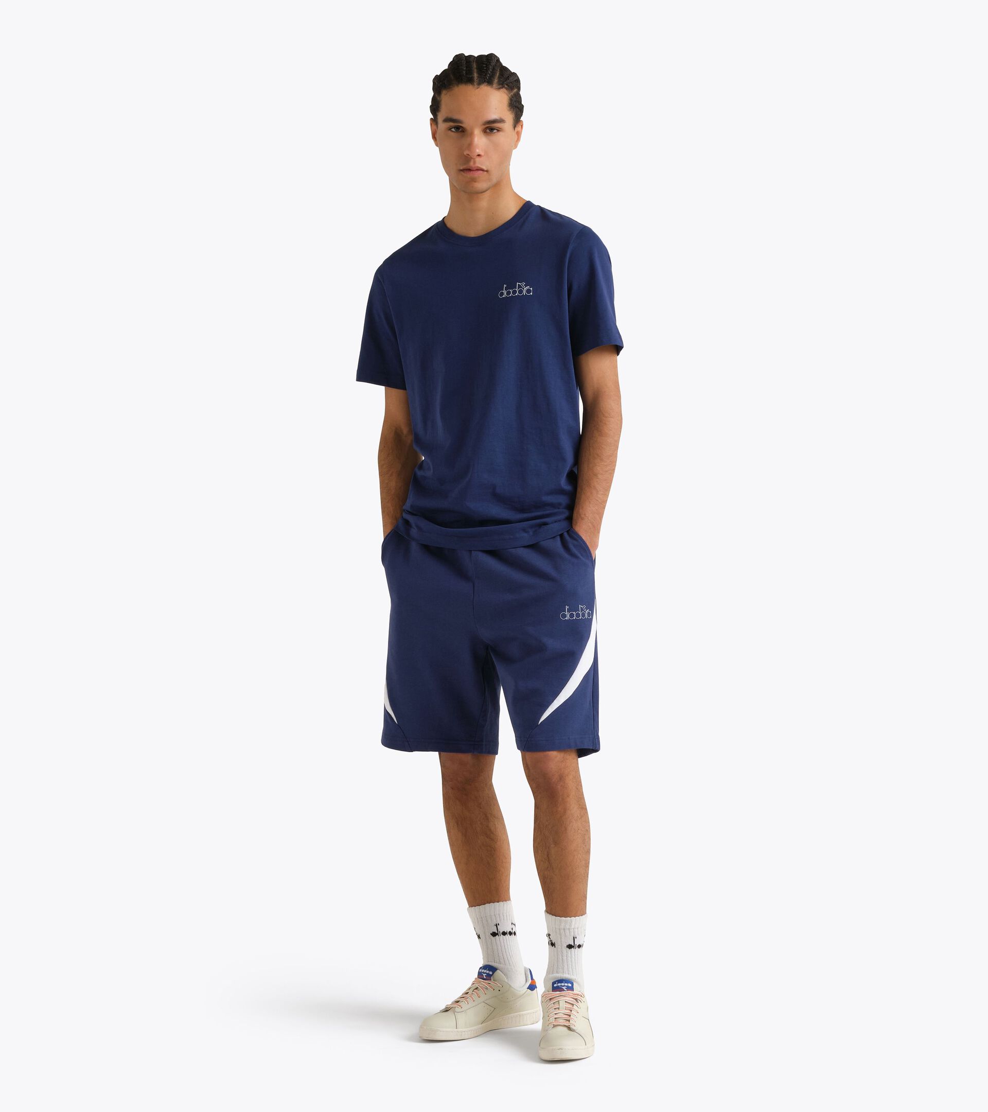 Logo Bermuda Shorts - All-gender BERMUDA LOGO EXC. NAVY PEONY - Diadora
