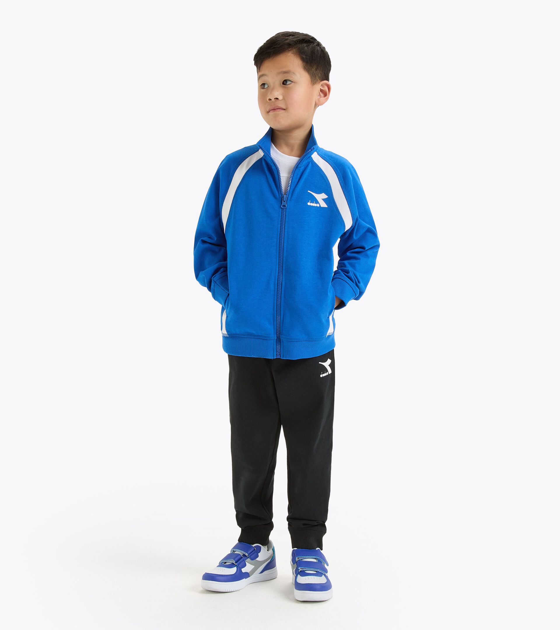 Trainingsanzug - unisex - Jungen/Mädchen
 JU.TRACKSUIT FZ CORE PRINZESSIN BLAU - Diadora