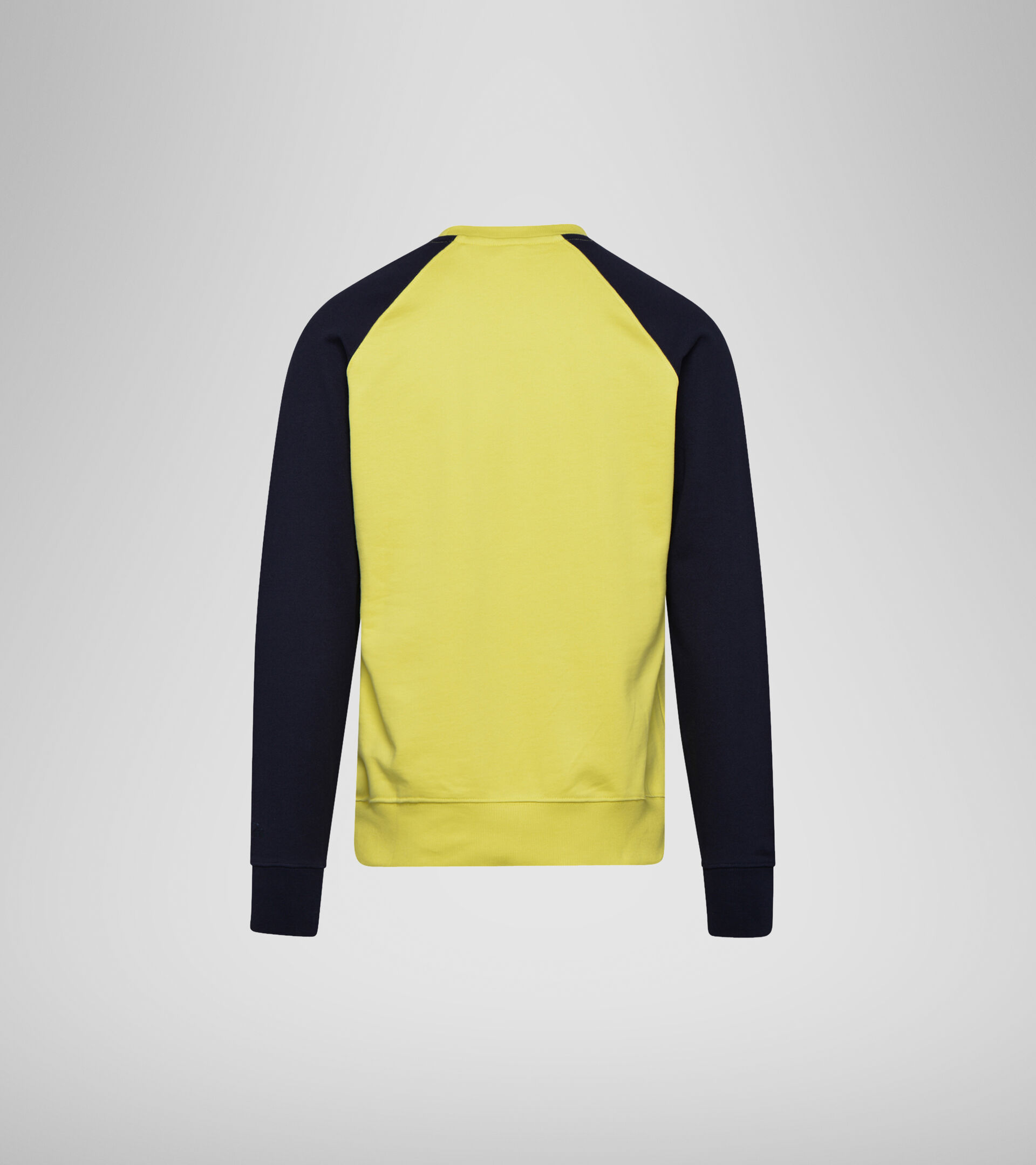 Sweatshirt with logo - Men SWEATSHIRT CREW SPECTRA CLASSIC NAVY/YELLOW - Diadora