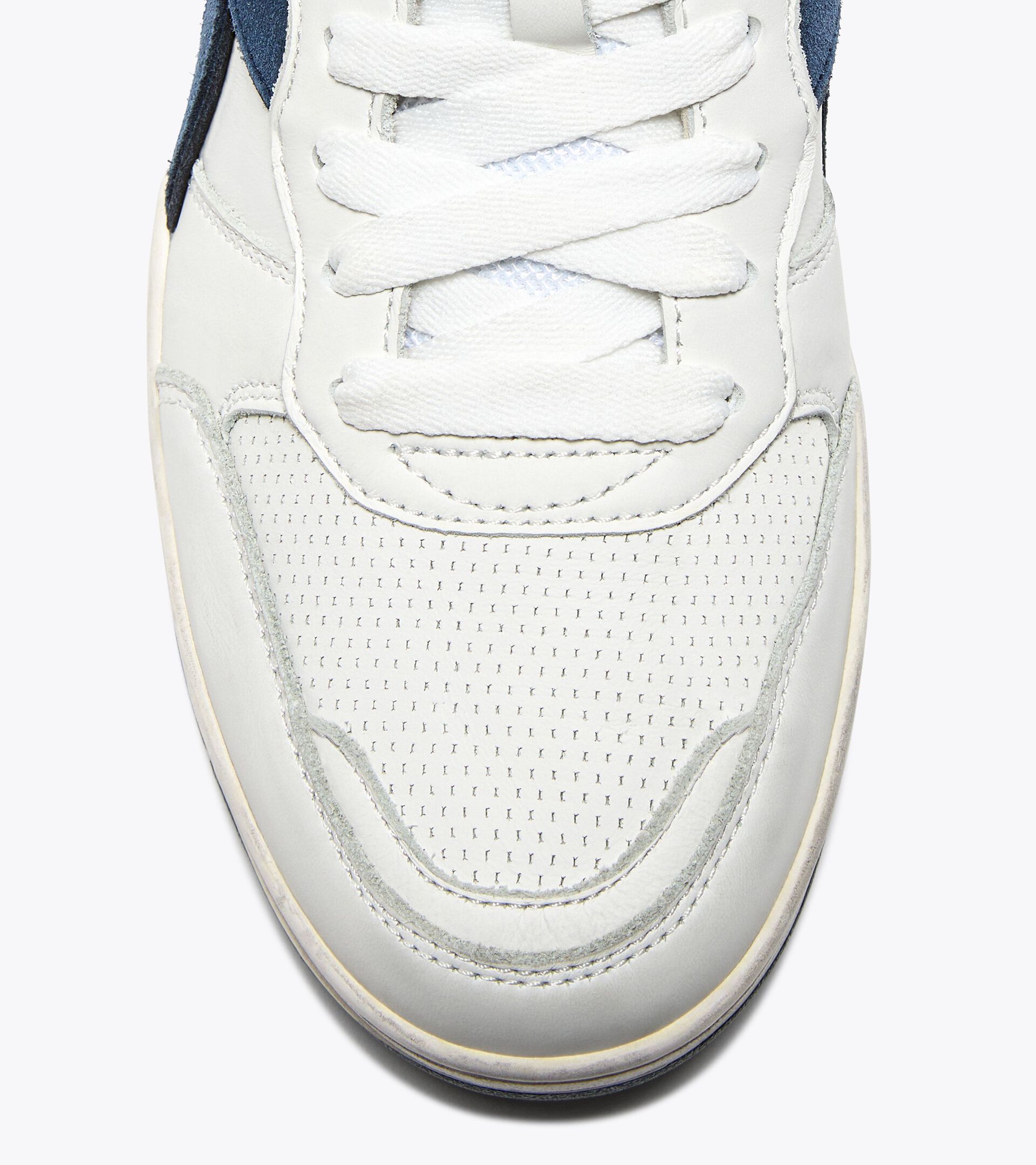 Sneaker Heritage in pelle - Per ogni genere B.560 USED BIANCO/BLU ATLANTICO - Diadora