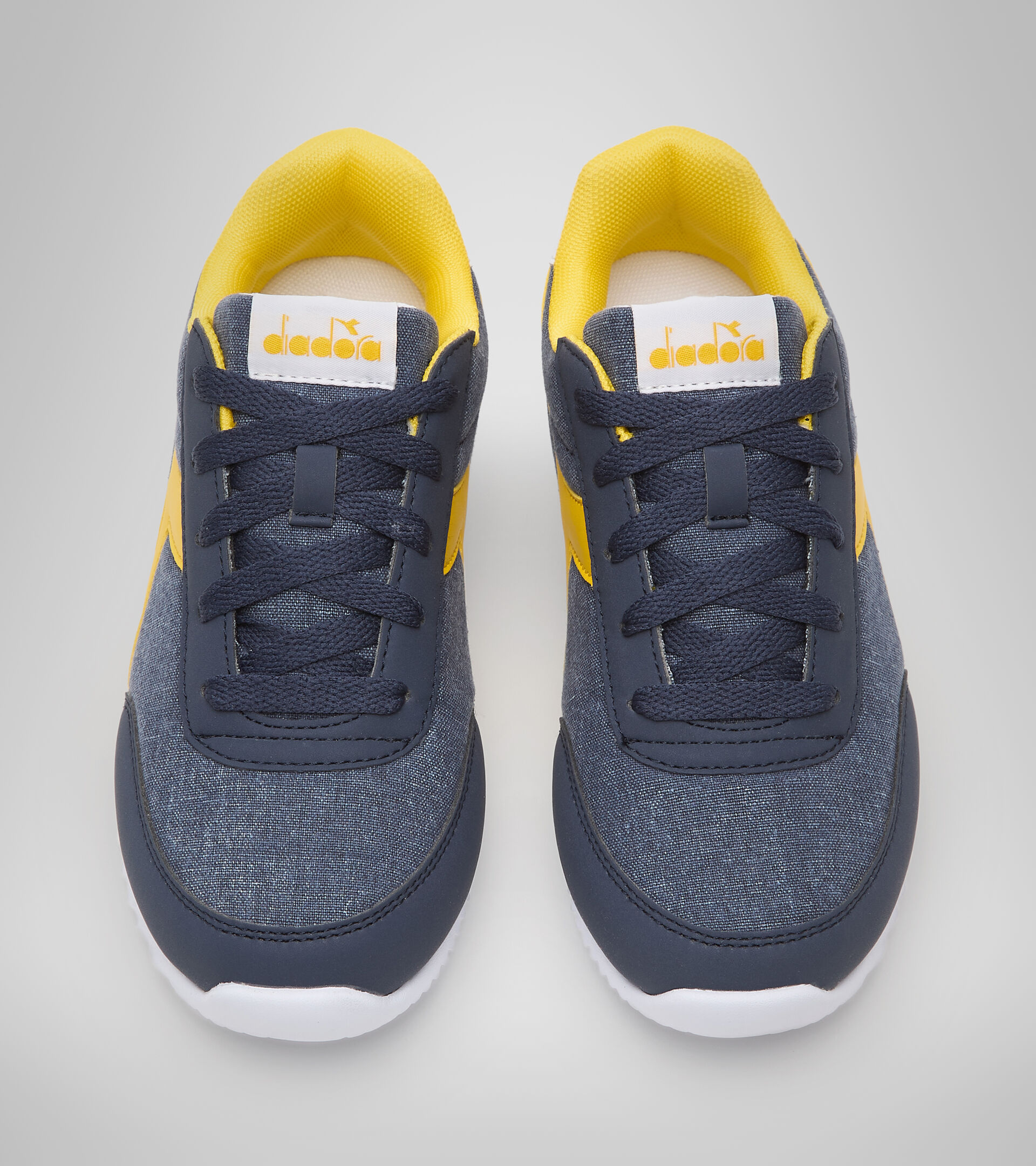 Sports shoes - Youth 8-16 years JOG LIGHT GS CORSAIR/BRIGHT YELLOW - Diadora
