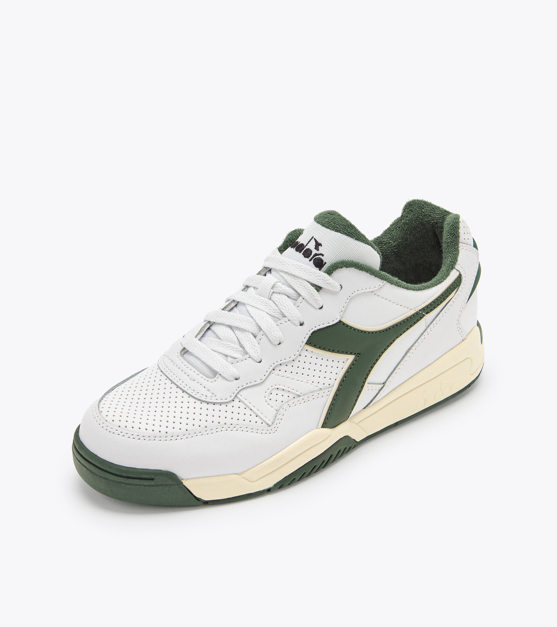 Sporty sneakers - Unisex WINNER WHITE/FOGLIAGE GREEN - Diadora