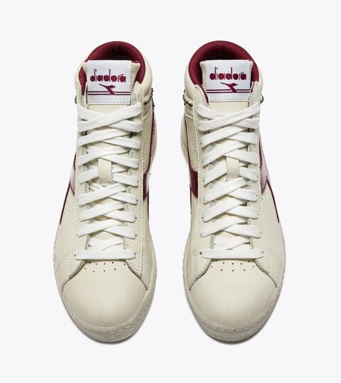 GAME L HIGH WAXED STUDS WN, ROJO GRANADA Zapatilla retro-tenis alta - Mujer GAME L HIGH WAXED STUDS WN ROJO GRANADA - Diadora