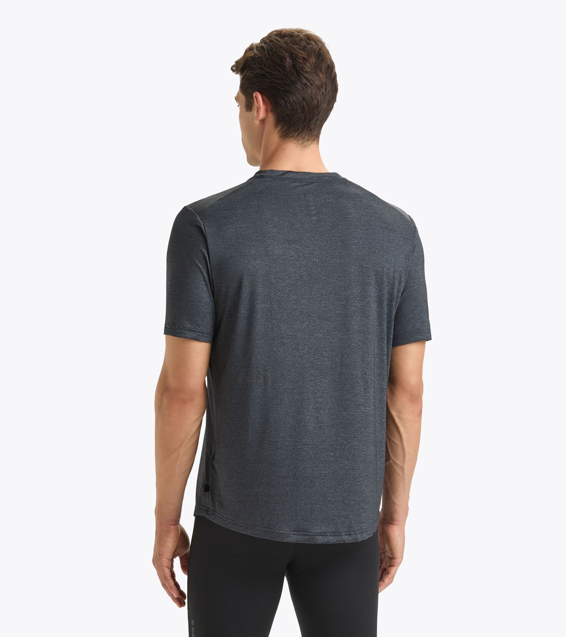 Running t-shirt - Men SS T-SHIRT TECH BLACK - Diadora