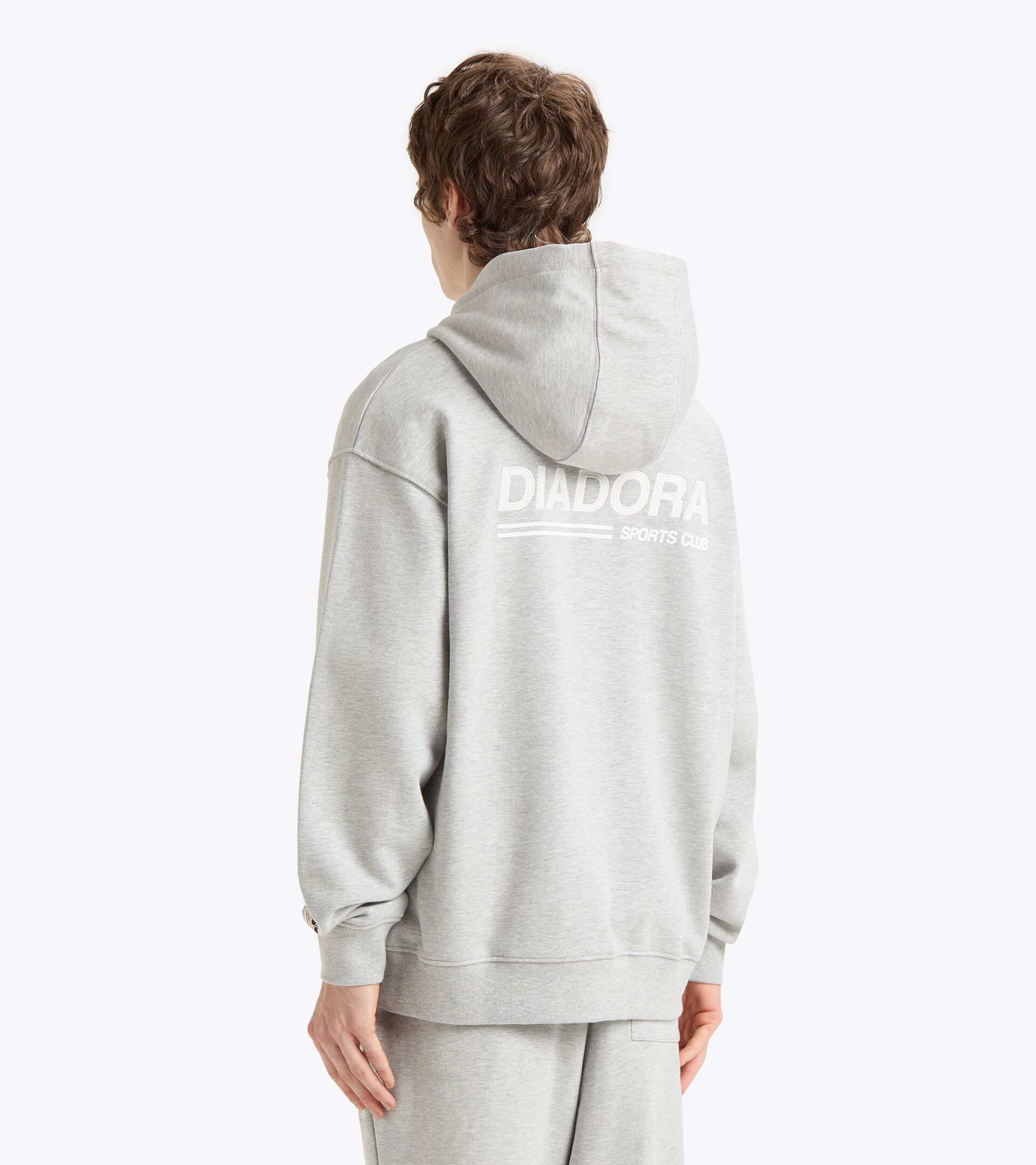 Legacy hoodie with a comfort fit - Made in Italy - All-Gender
 HOODIE LEGACY HIGH RISE MELANGE - Diadora