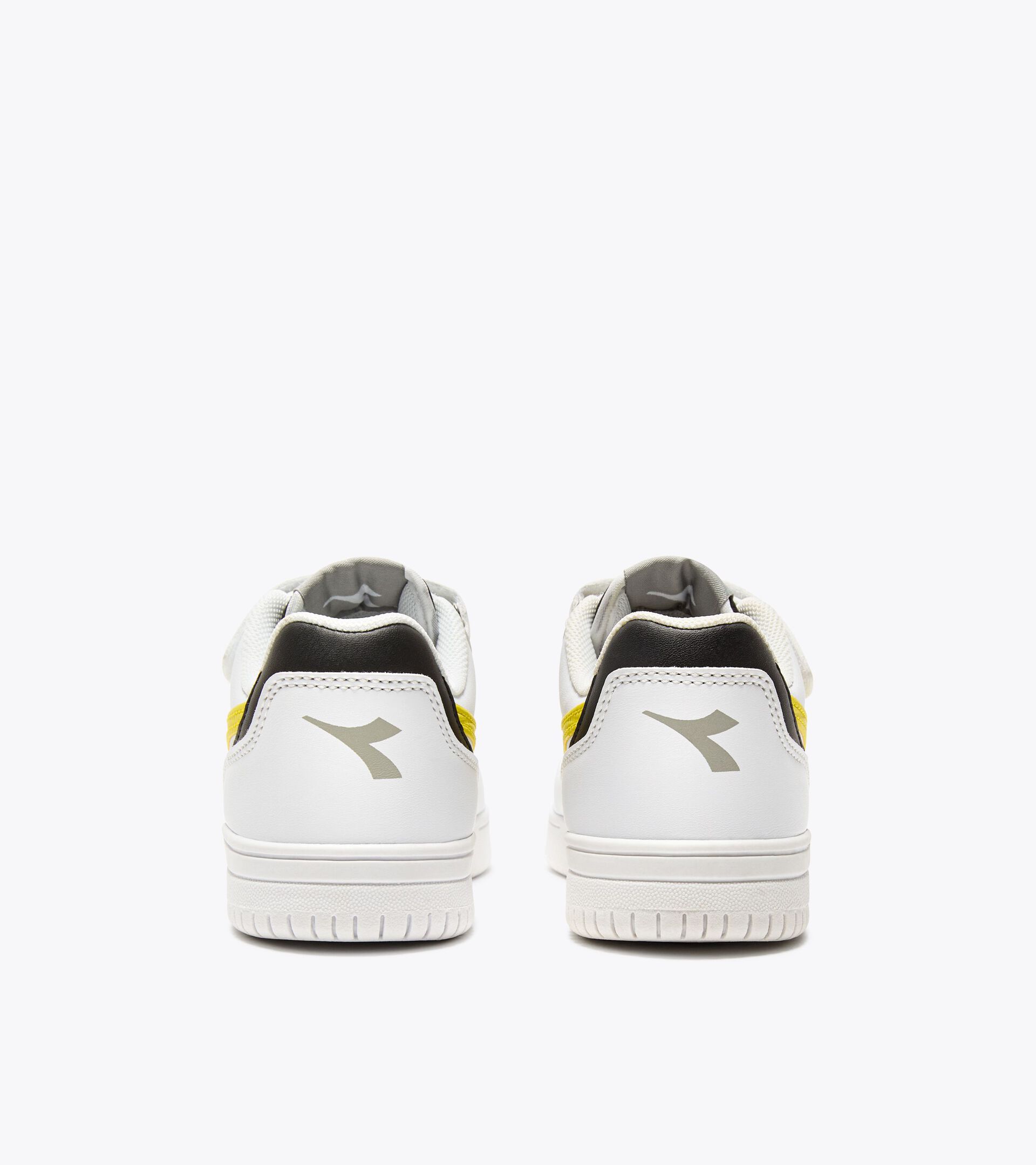 Sports shoes - Kids - 4-8 years old RAPTOR LOW STRIPE PS WHITE/YELLOW/BLACK - Diadora