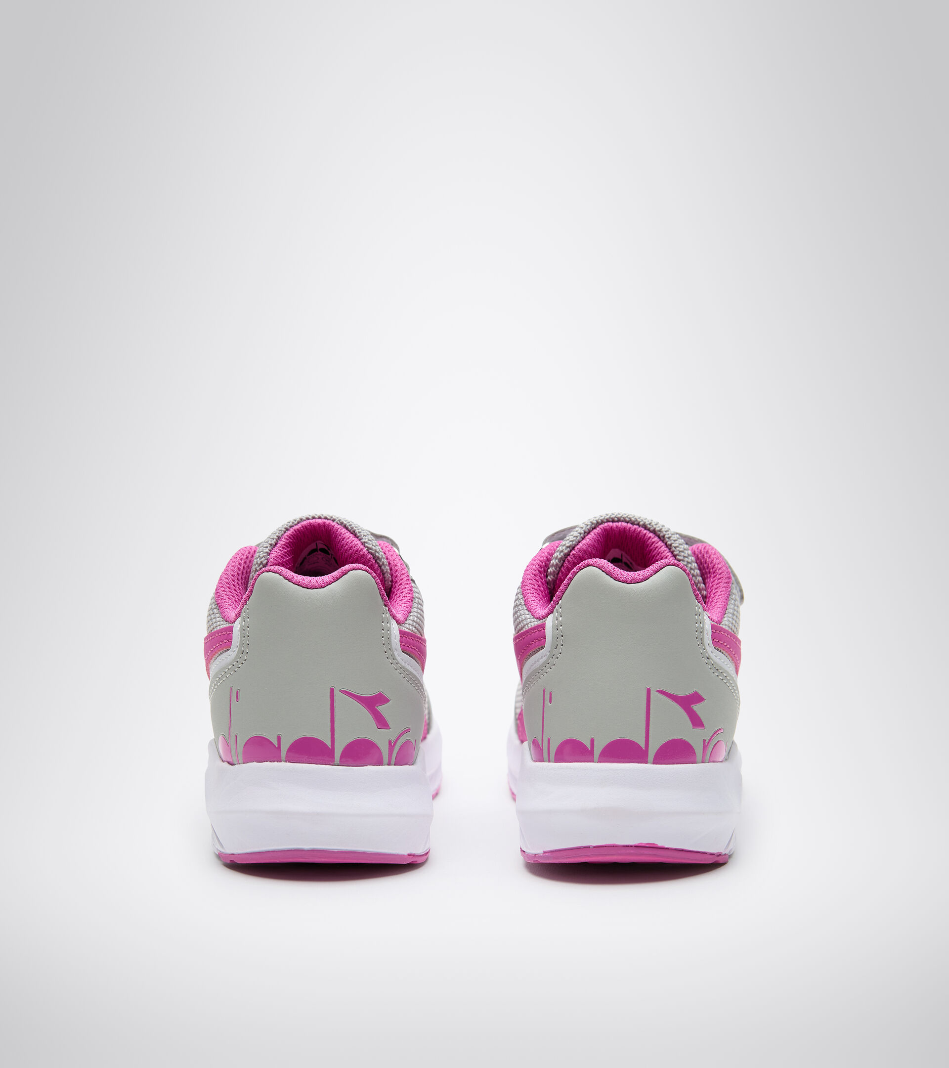 Running shoe - Kids FALCON JR V SILVER DD/MAGENTA - Diadora