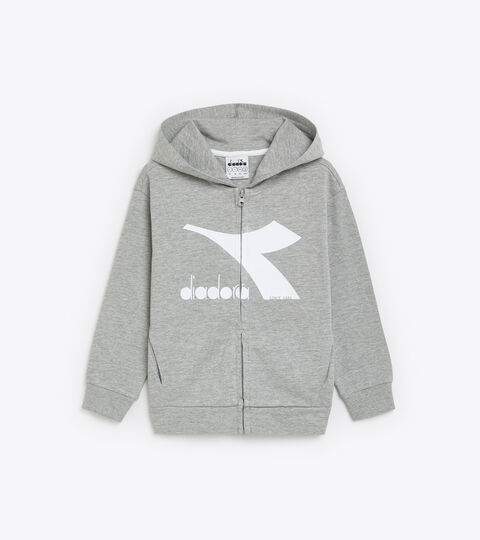 JU.HOODIE FZ, GRIS CLARO MEDIO MEZCLA Sudadera de algodón - Niños y niñas JU.HOODIE FZ GRIS CLARO MEDIO MEZCLA - Diadora