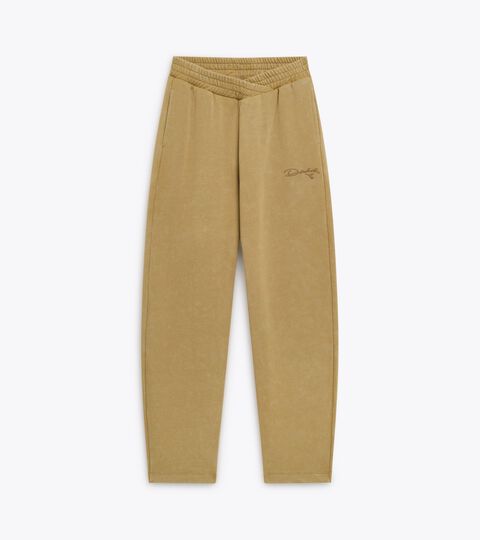 Retro-inspired Cotton Jogger pants - Slim Fit - Women&rsquo;s
 L. JOGGER PANTS AVENUE LAB GREEN KHAKI - Diadora