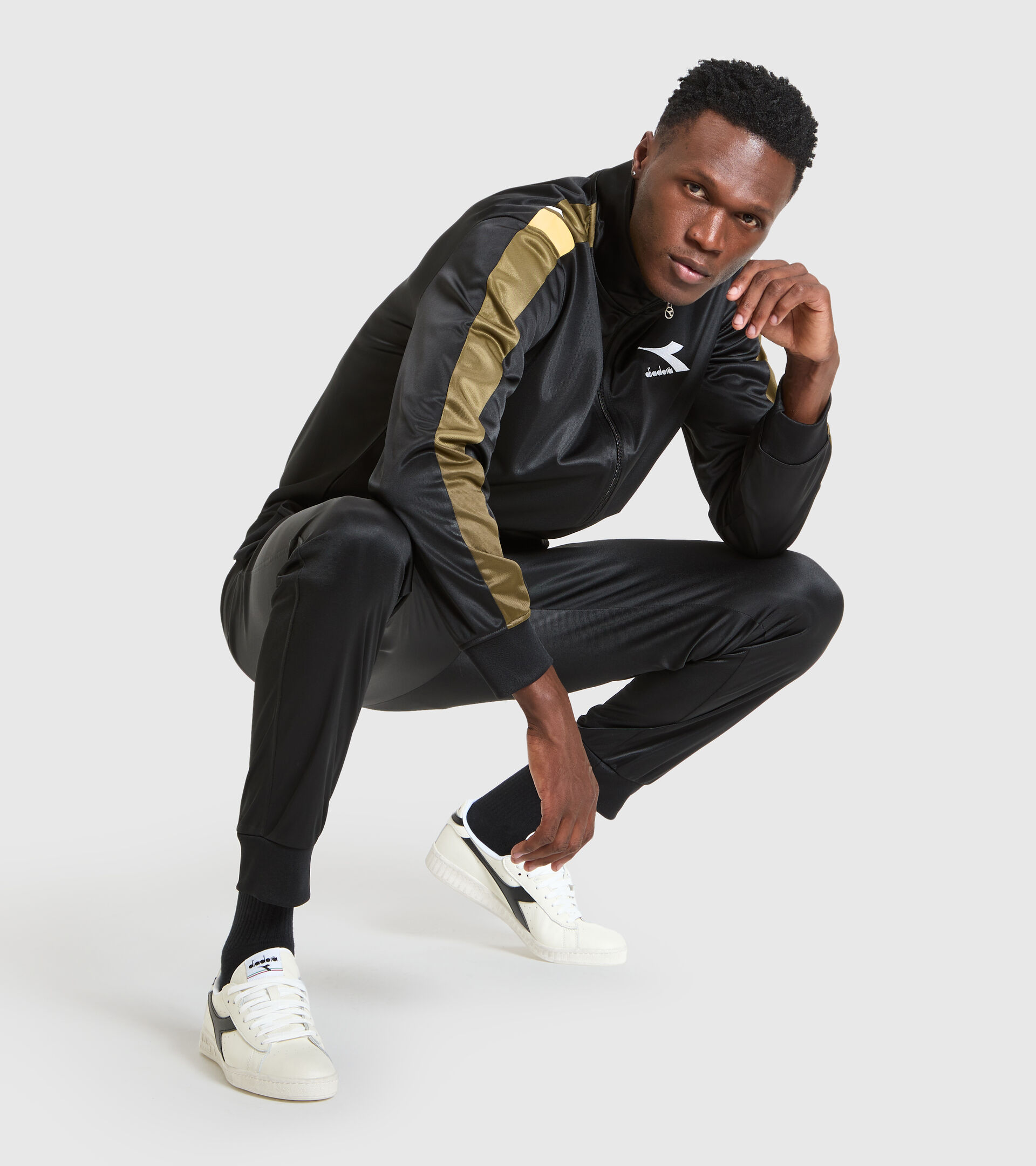 Chándal - Hombre TRACKSUIT FZ CHROMIA NEGRO - Diadora