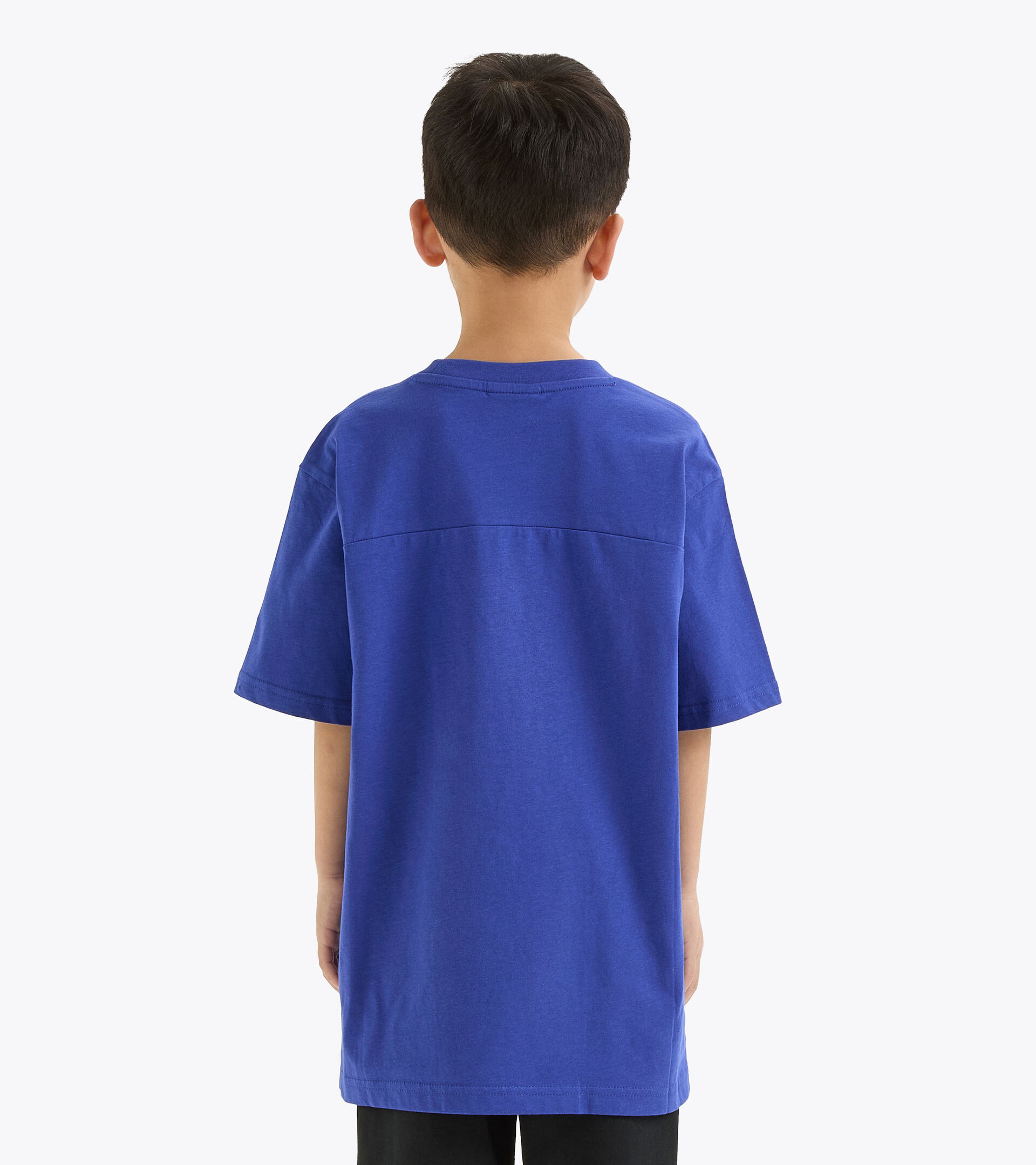Sporty t-shirt - Boy JB. T-SHIRT SS NEON IMPERIAL BLUE - Diadora