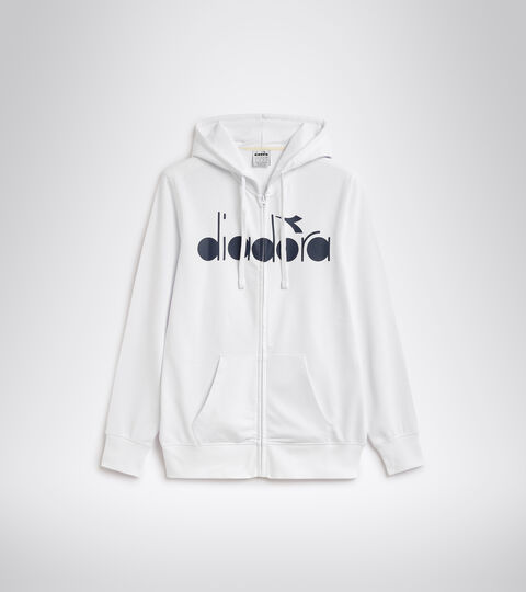 HD FZ SWEAT DIADORA CLUB, OPTICAL WHITE Tennis full zipper hoodie - Men HD FZ SWEAT DIADORA CLUB OPTICAL WHITE - Diadora
