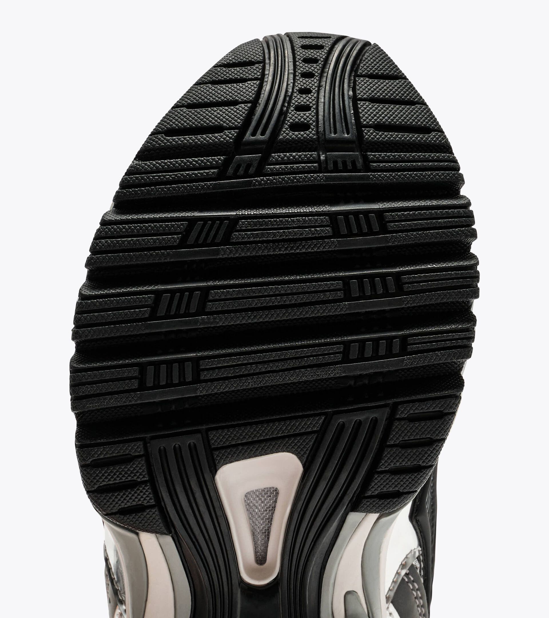 Sport-Sneaker im Stil der 2000er Jahre - F&uuml;r alle Geschlechter MYTHOS PROPULSION 280 STRAP ARGENTO DD/NERO - Diadora