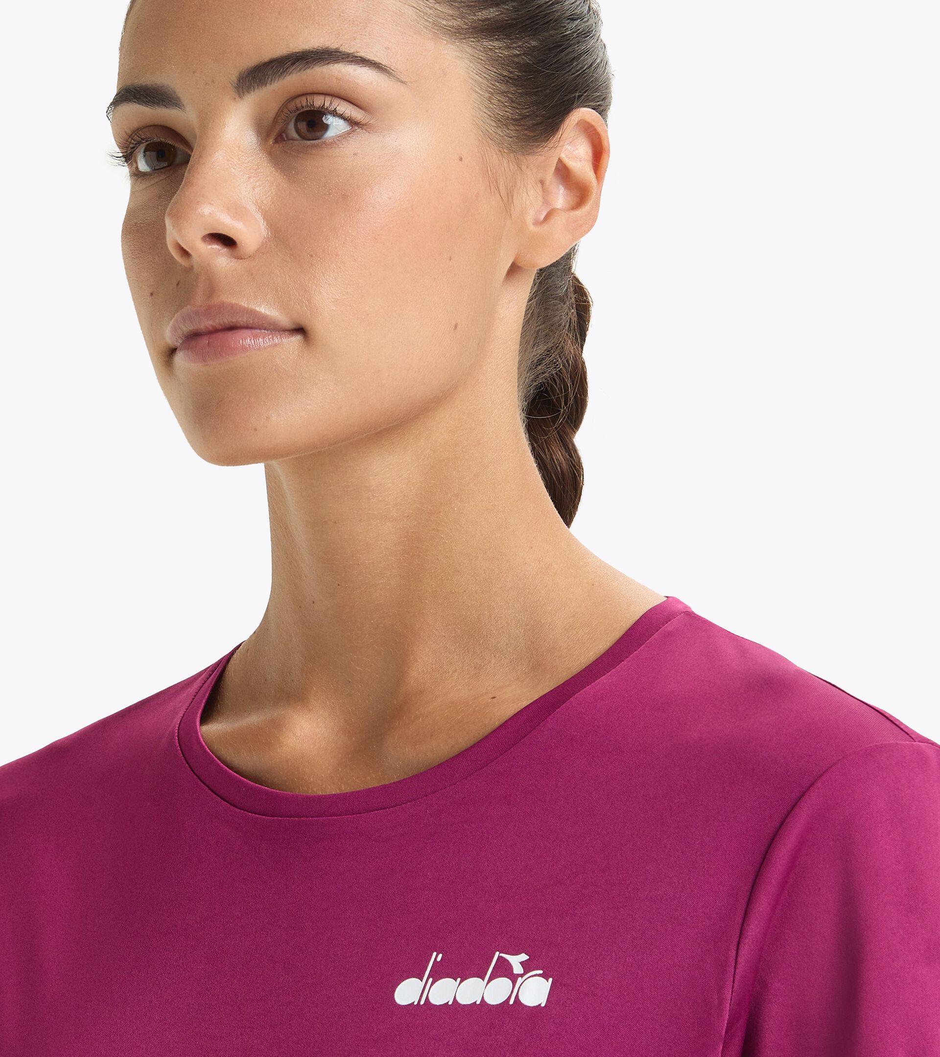 Tennis-T-Shirt - Damen L. SS T-SHIRT BOYSENBEERE - Diadora