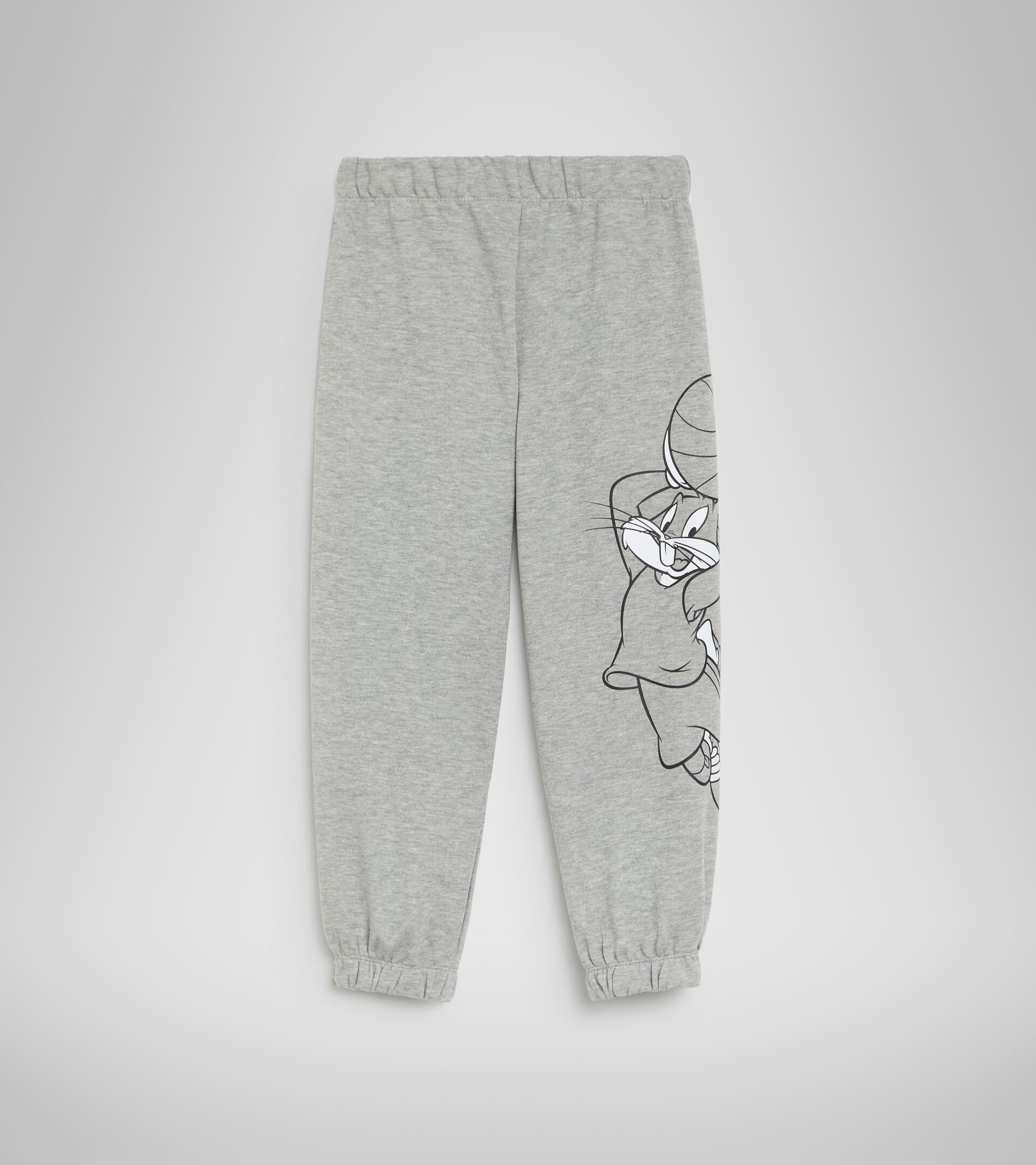 Cotton terrycloth joggers - Kids JU.JOGGER PANT WB LIGHT MIDDLE GREY MELANGE - Diadora