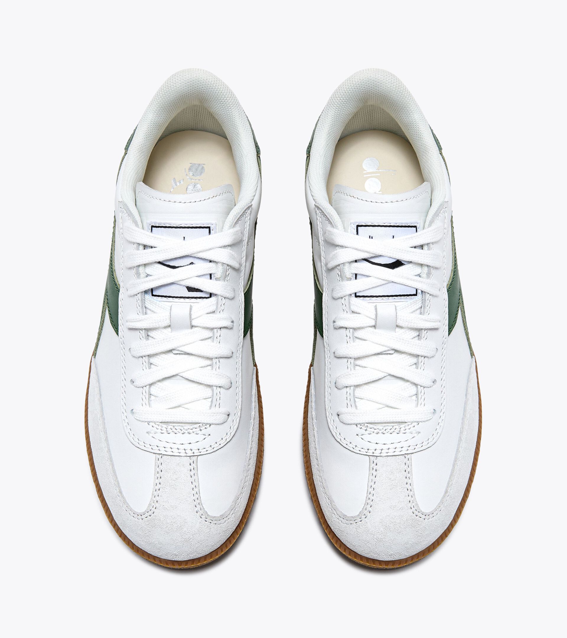Leather sneakers - All-Gender
 TRAINER WHITE/FOGLIAGE GREEN - Diadora