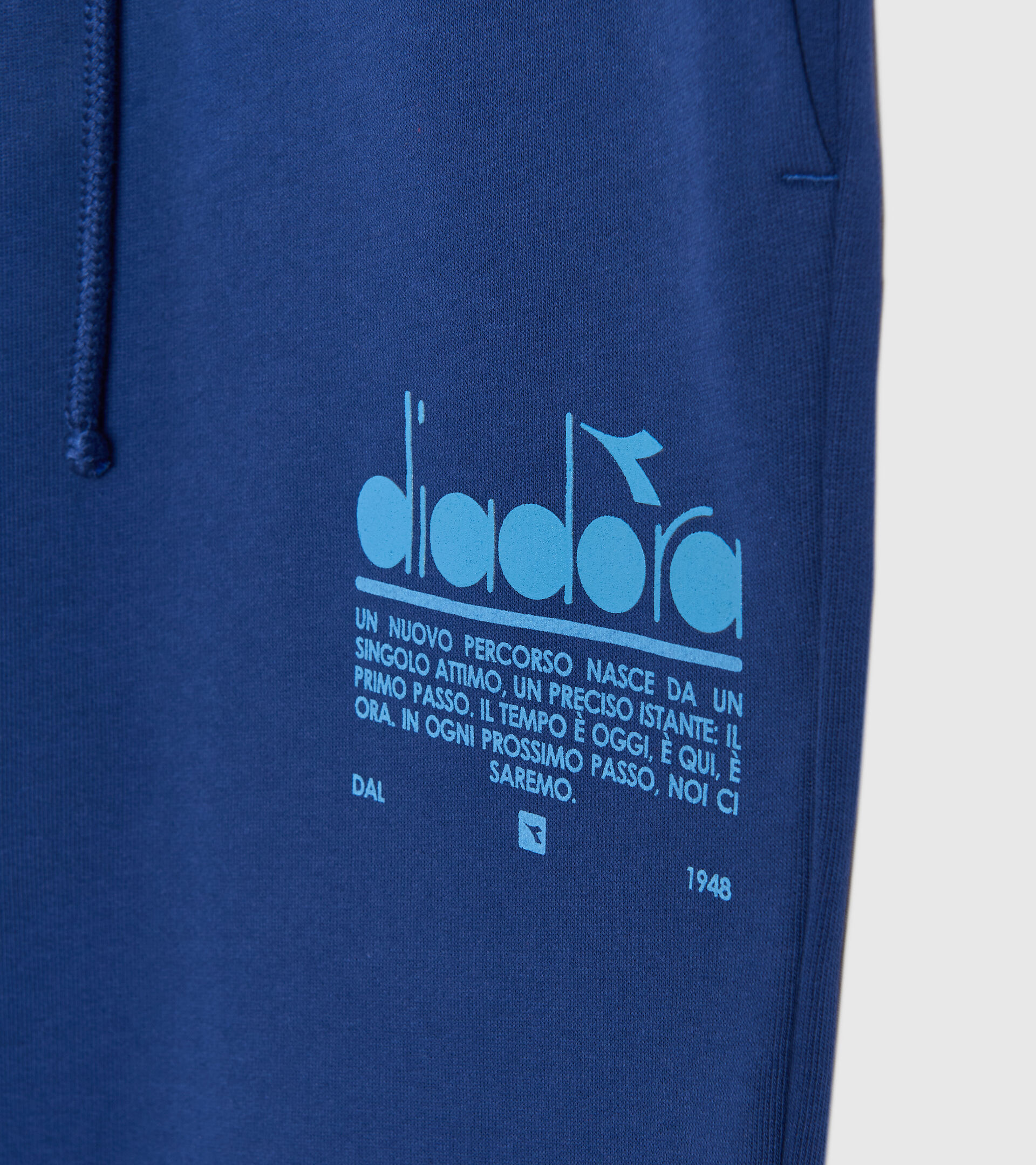 Organic cotton joggers - Unisex PANT MANIFESTO SALTIRE NAVY - Diadora