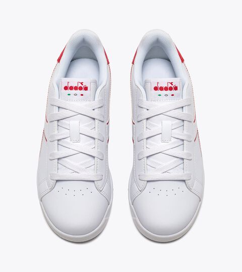 GAME P GS, WHITE/BITTERSWEET RED Sports shoes - Youth 8-16 years GAME P GS WHITE/BITTERSWEET RED - Diadora