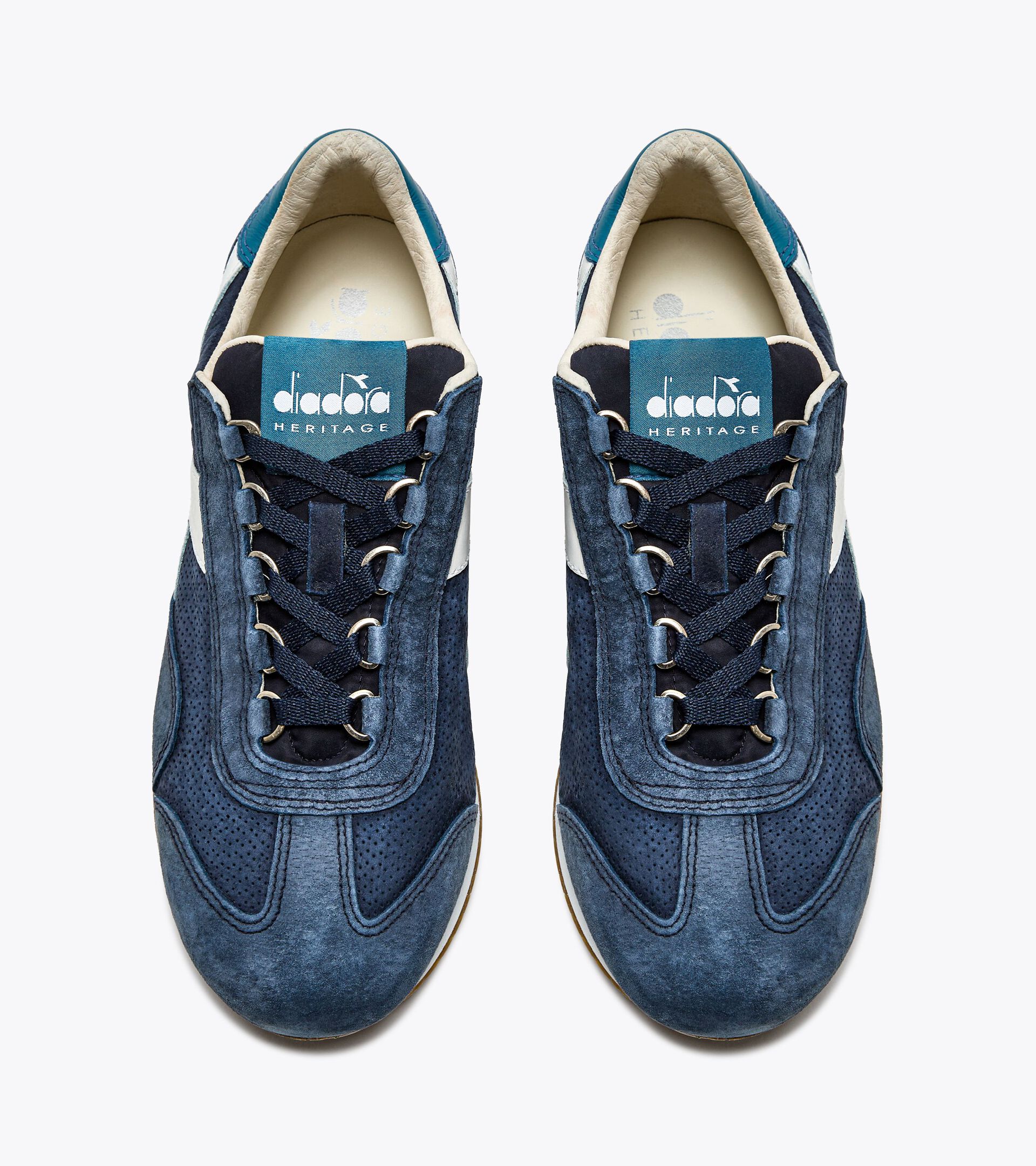 Heritage shoe - Gender Neutral EQUIPE SUEDE SW BLUE CASPIAN SEA - Diadora