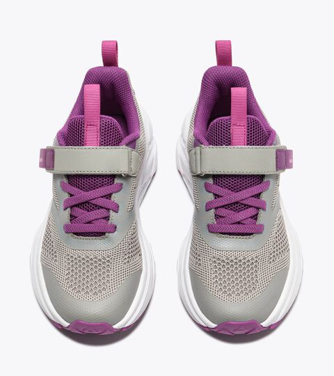 Running shoe - Double lacing system - Junior
 SNIPE 4 JR SILVER DD/BYZANTIUM - Diadora