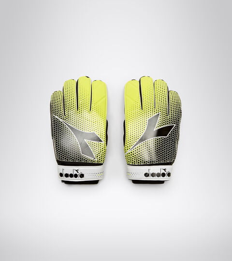 Goalkeeper gloves GK SPIDER WHITE/FLUO YELLOW/BLACK. - Diadora